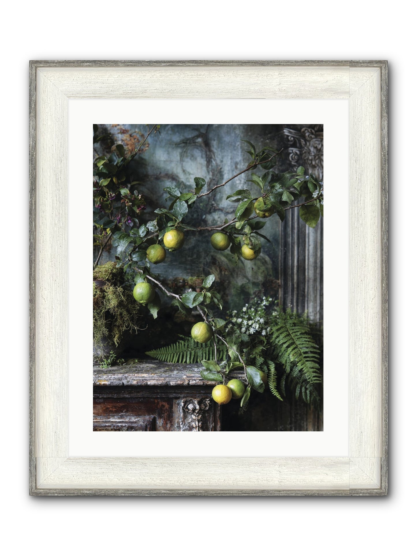 Somerset Framed Print - Driftwood White 18x24