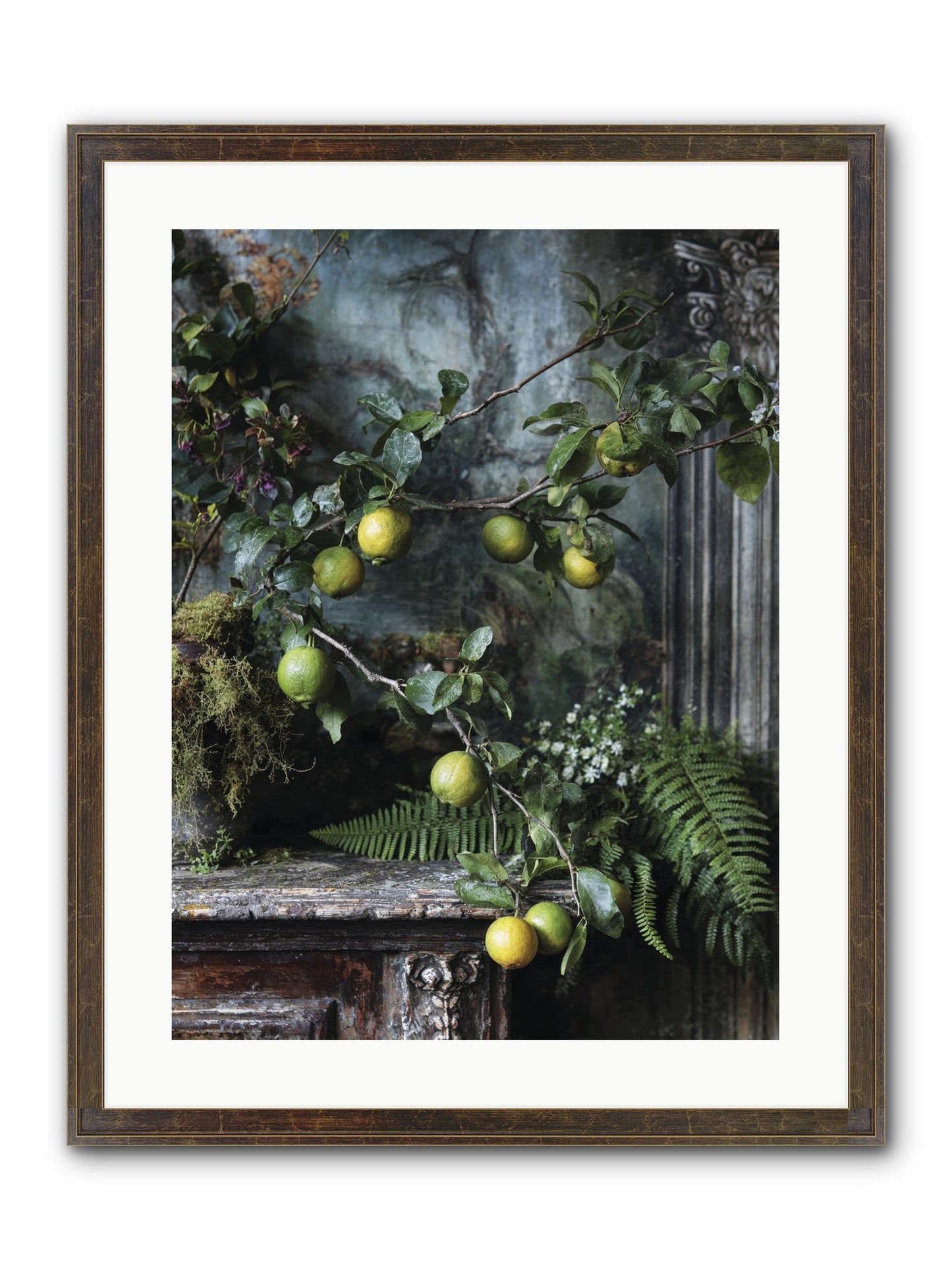 Somerset Framed Print - Slimwoods Black/Gold 18x24