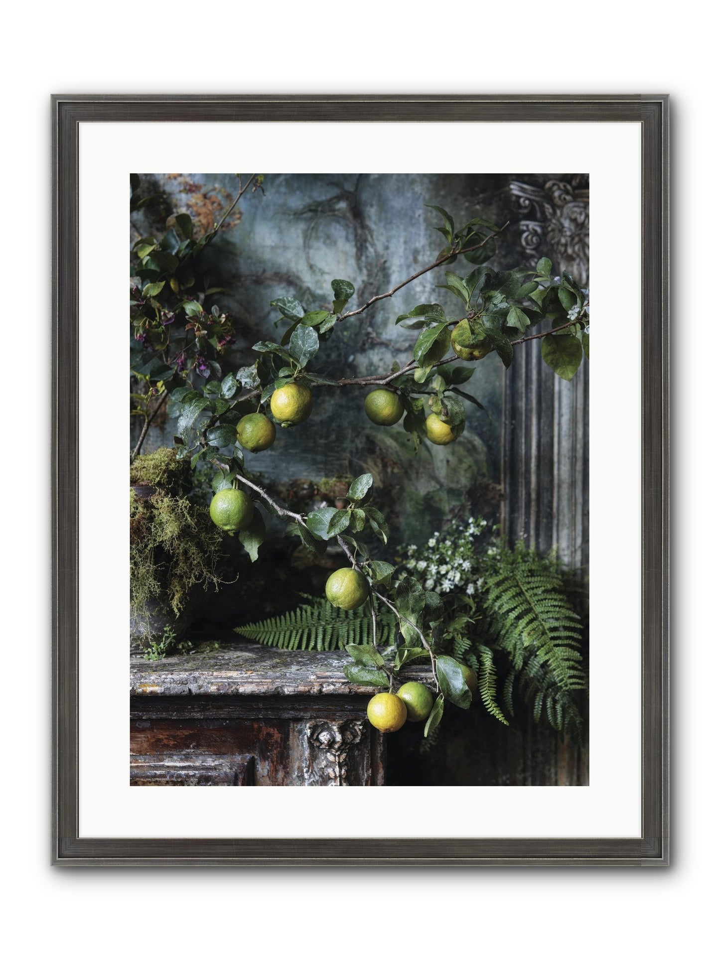 Somerset Framed Print - Slimwoods Black/Silver 18x24