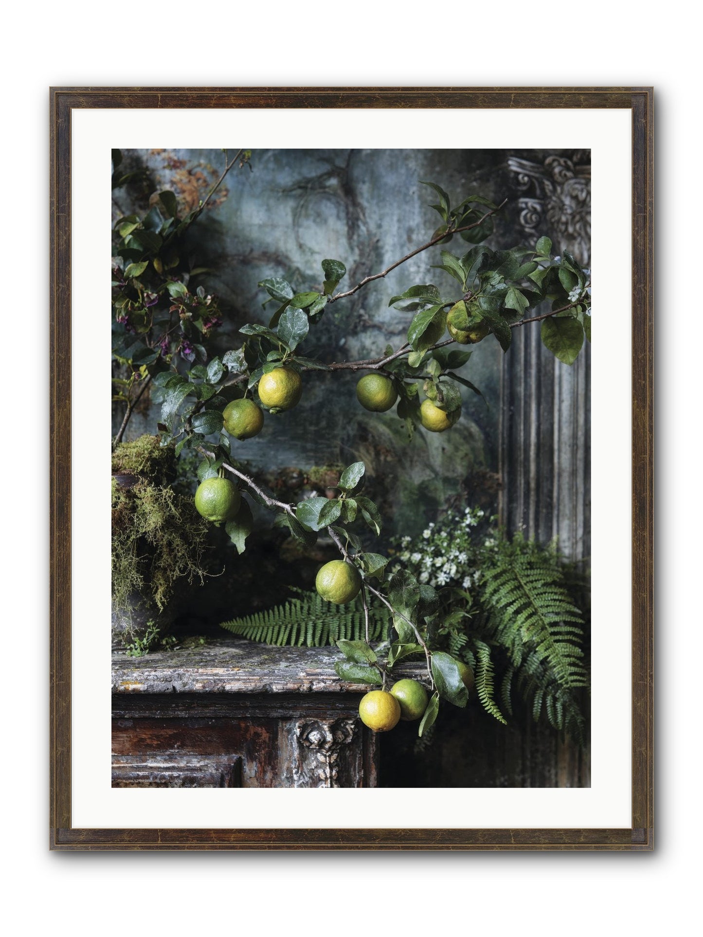Somerset Framed Print - Slimwoods Black/Gold 24x32