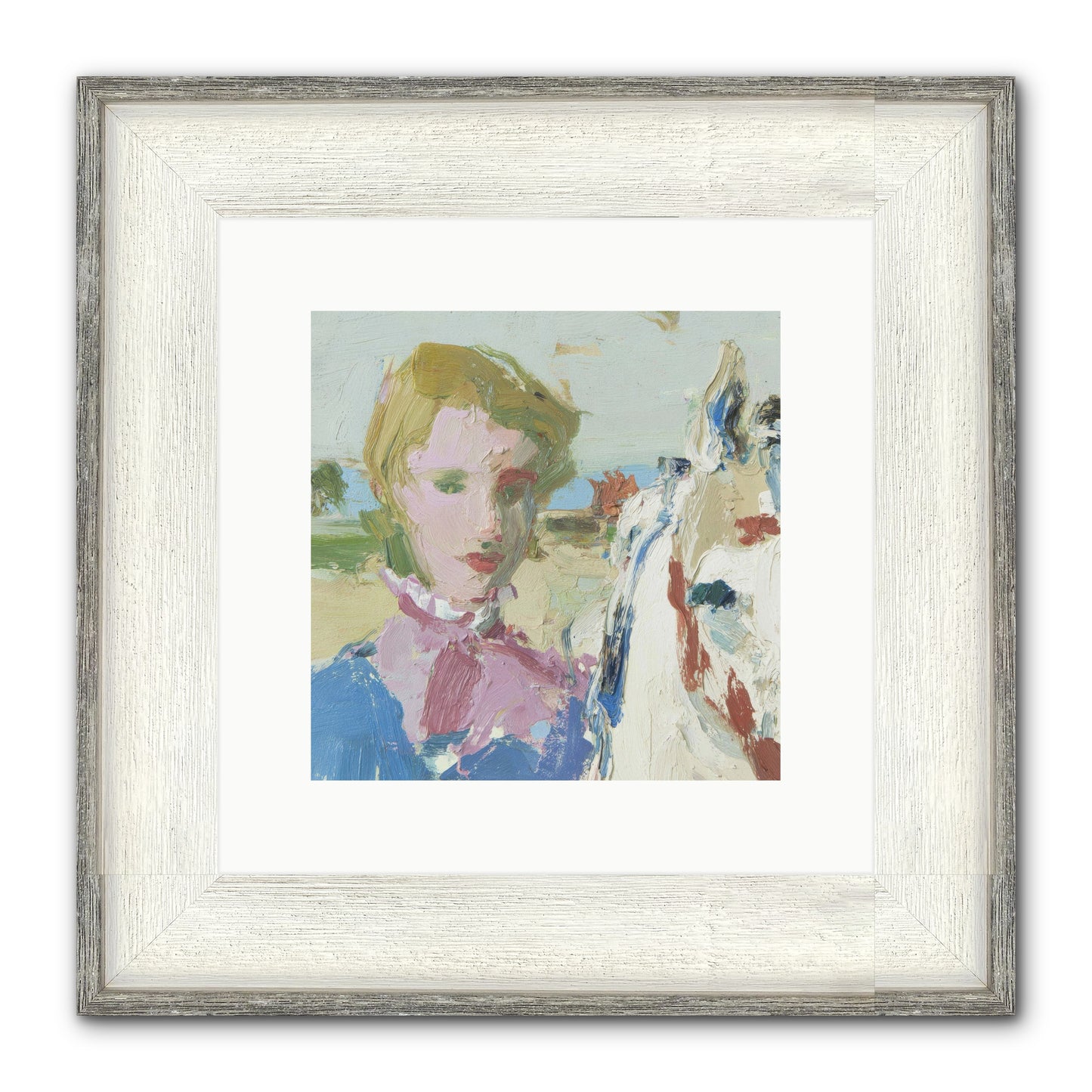 Something Wilder Framed Print - Driftwood White 10x10