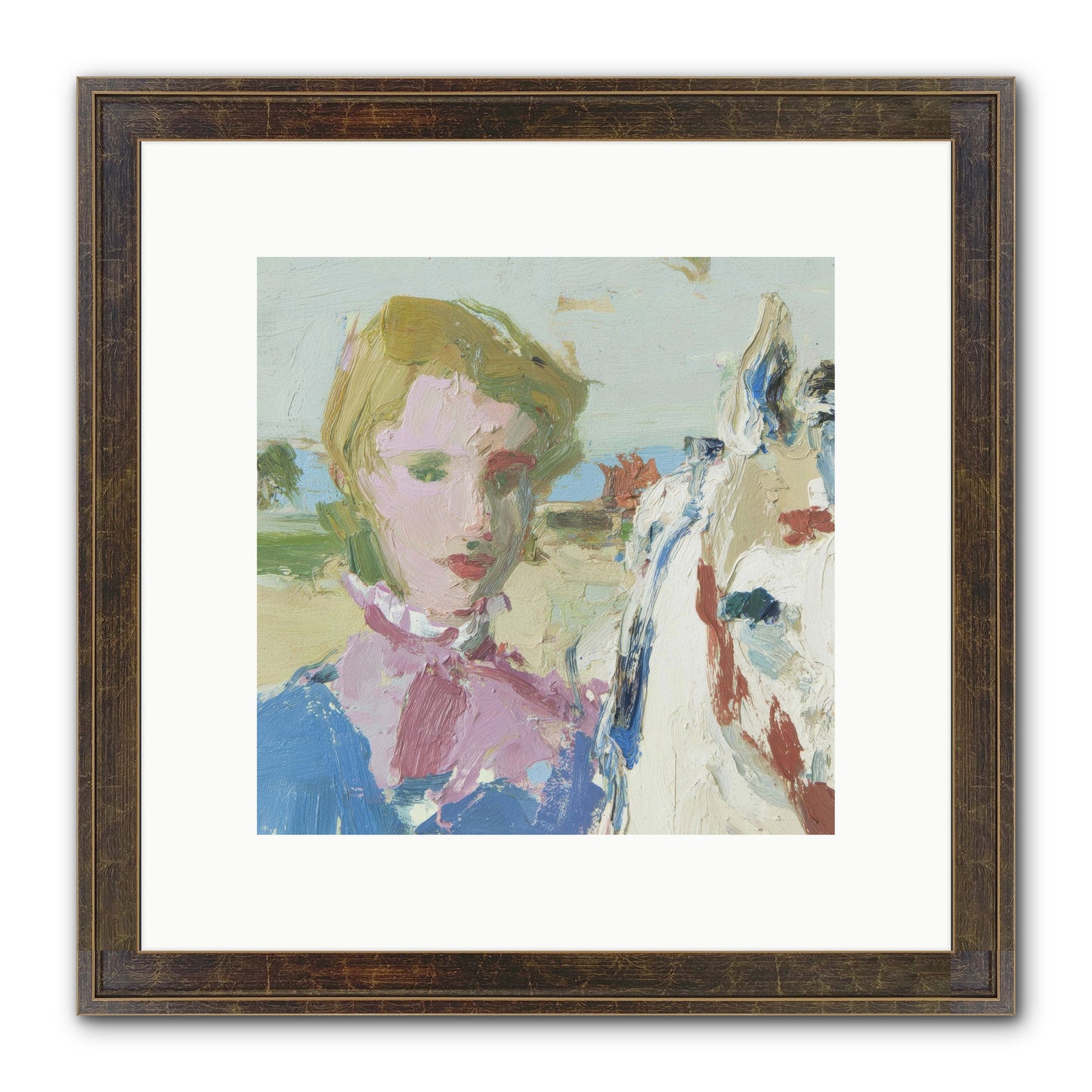 Something Wilder Framed Print - Slimwoods Black/Gold 10x10