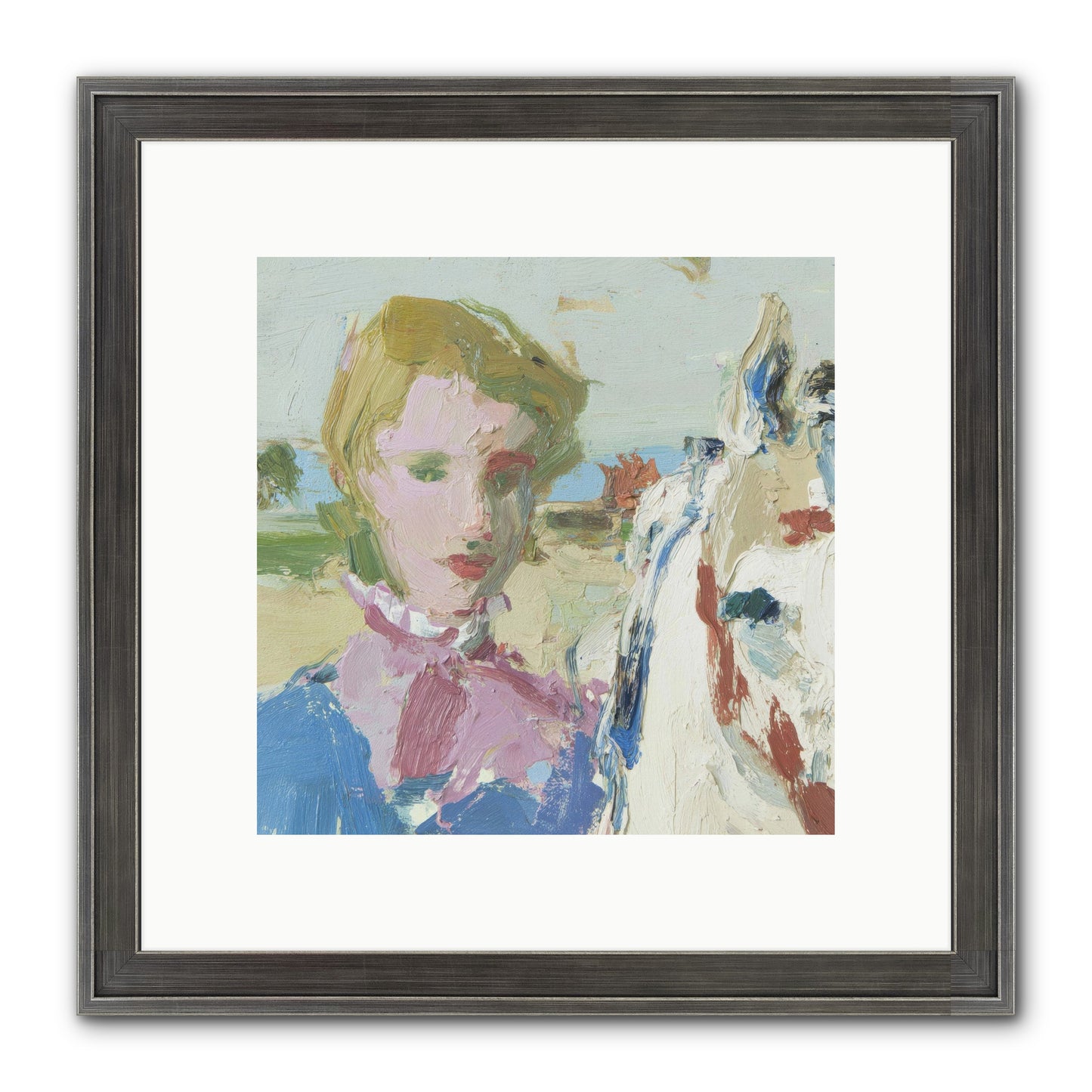 Something Wilder Framed Print - Slimwoods Black/Silver 10x10