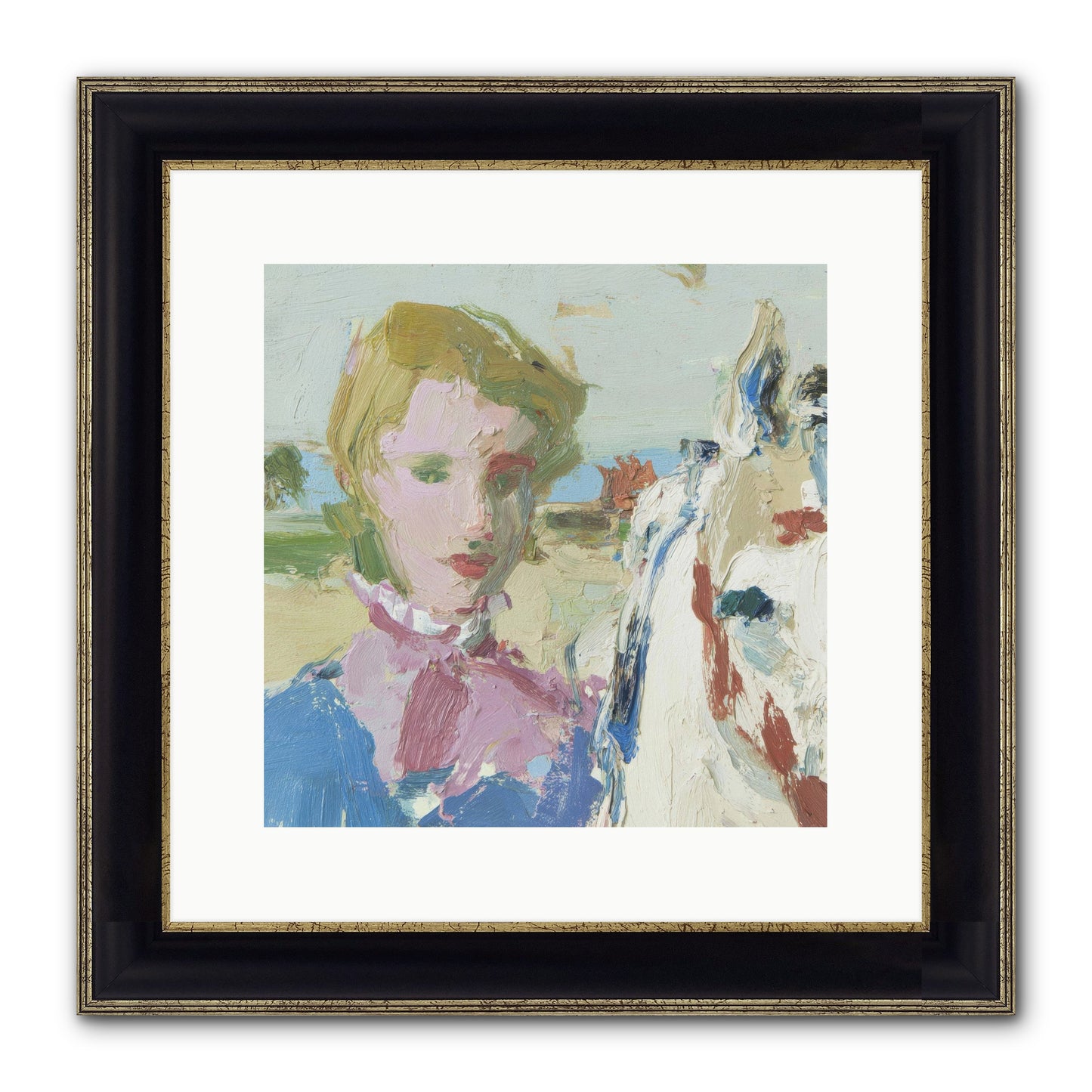 Something Wilder Framed Print - Black & Gold 12x12