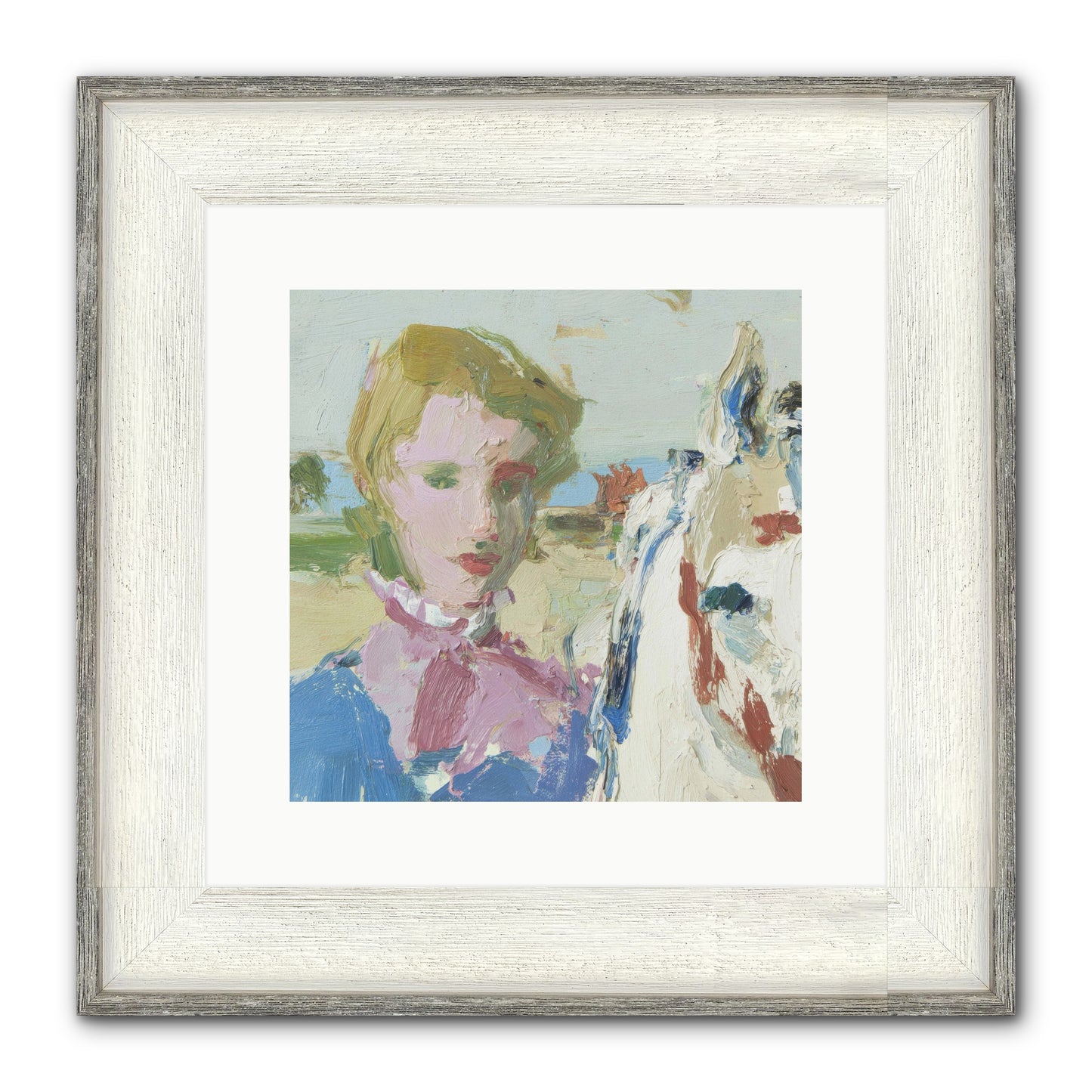Something Wilder Framed Print - Driftwood White 12x12
