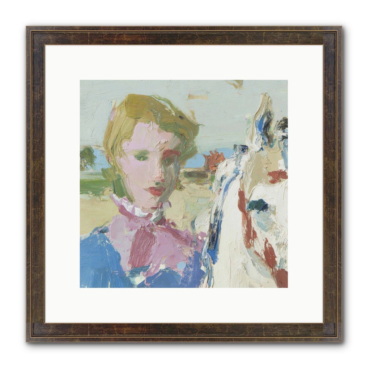 Something Wilder Framed Print - Slimwoods Black/Gold 12x12