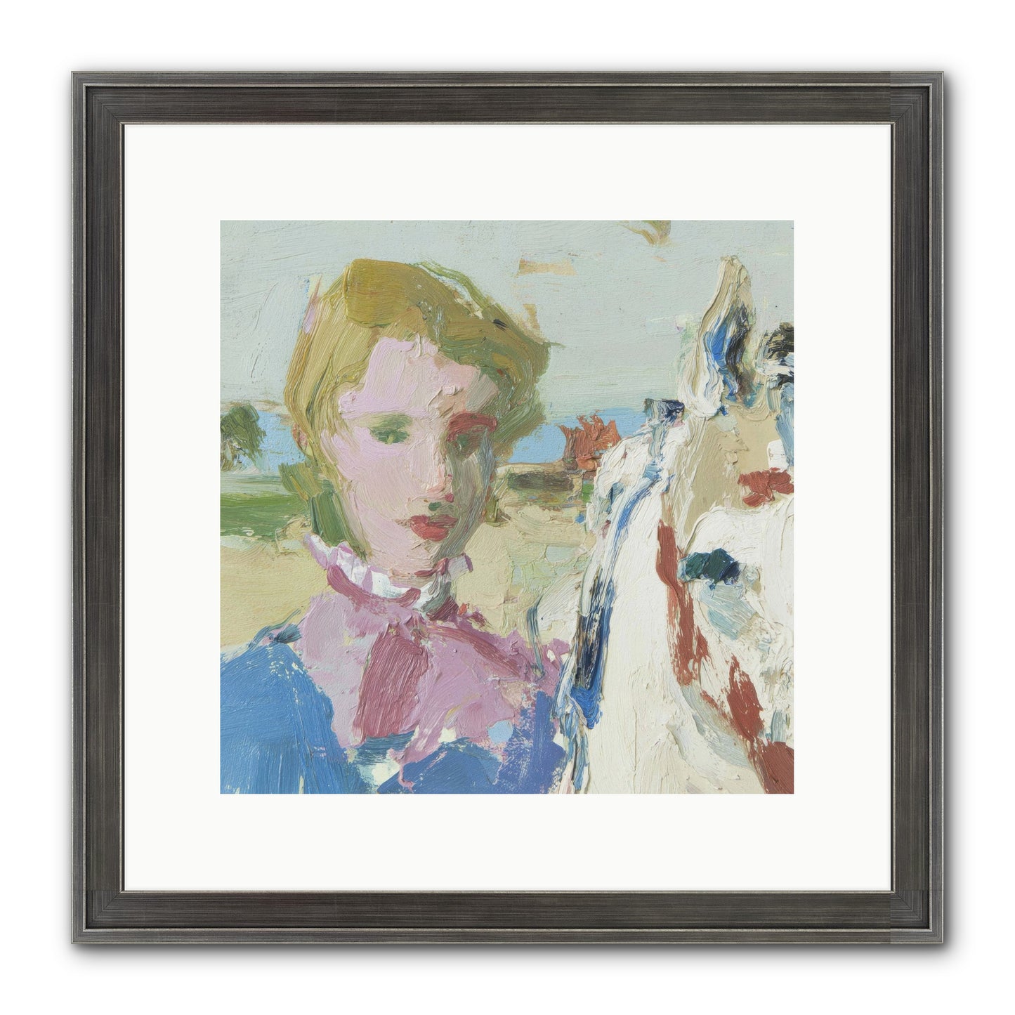 Something Wilder Framed Print - Slimwoods Black/Silver 12x12