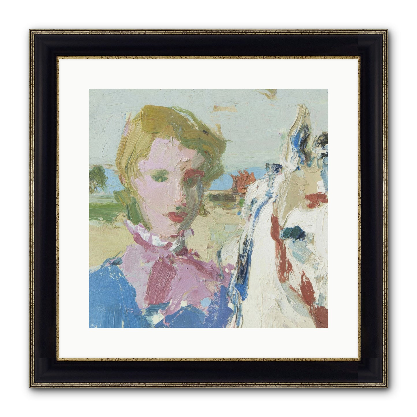 Something Wilder Framed Print - Black & Gold 16x16
