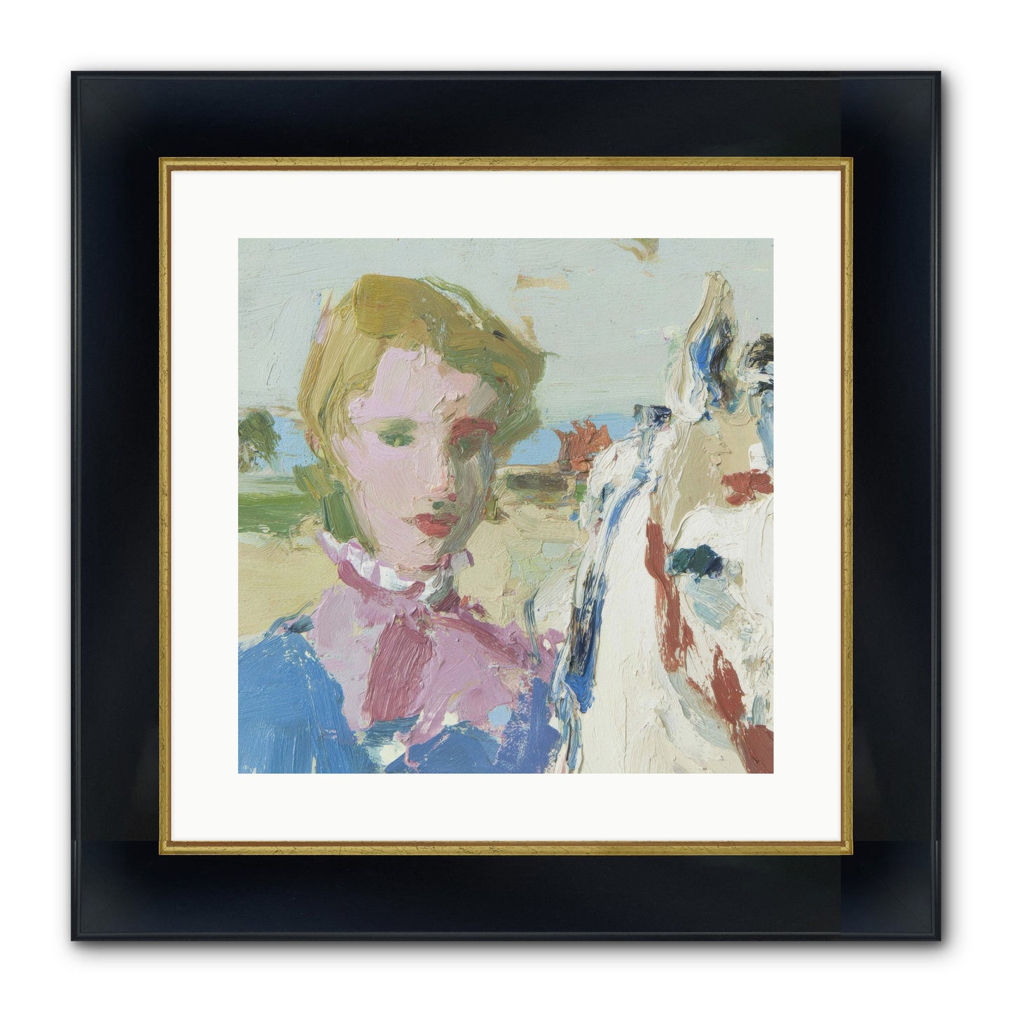 Something Wilder Framed Print - Wide Black w/Gold 16x16