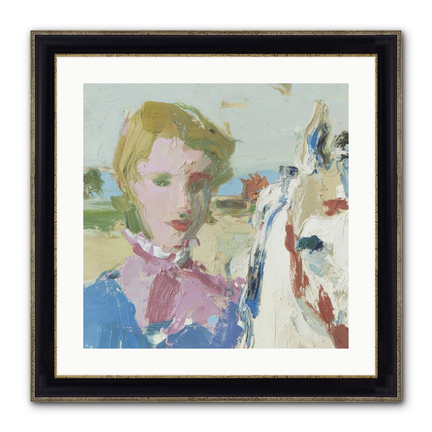 Something Wilder Framed Print - Black & Gold 20x20