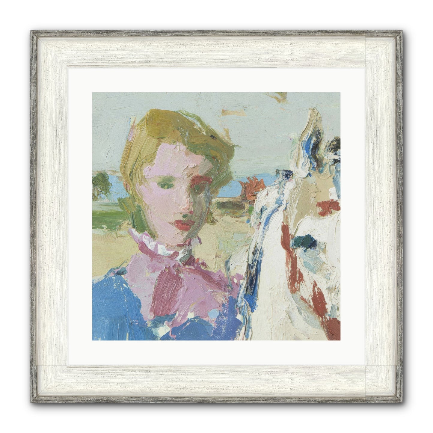 Something Wilder Framed Print - Driftwood White 20x20