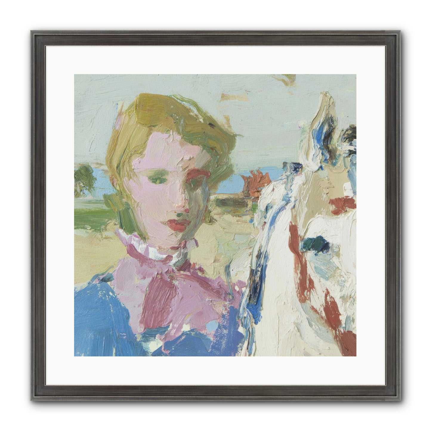 Something Wilder Framed Print - Slimwoods Black/Silver 20x20