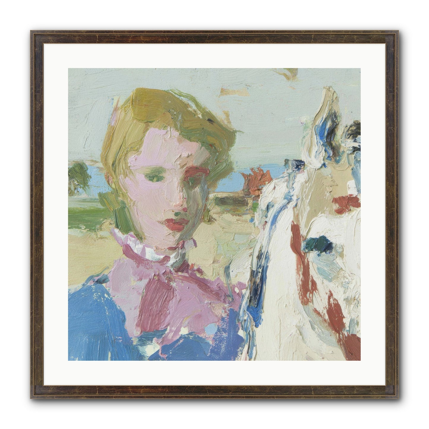 Something Wilder Framed Print - Slimwoods Black/Gold 24x24
