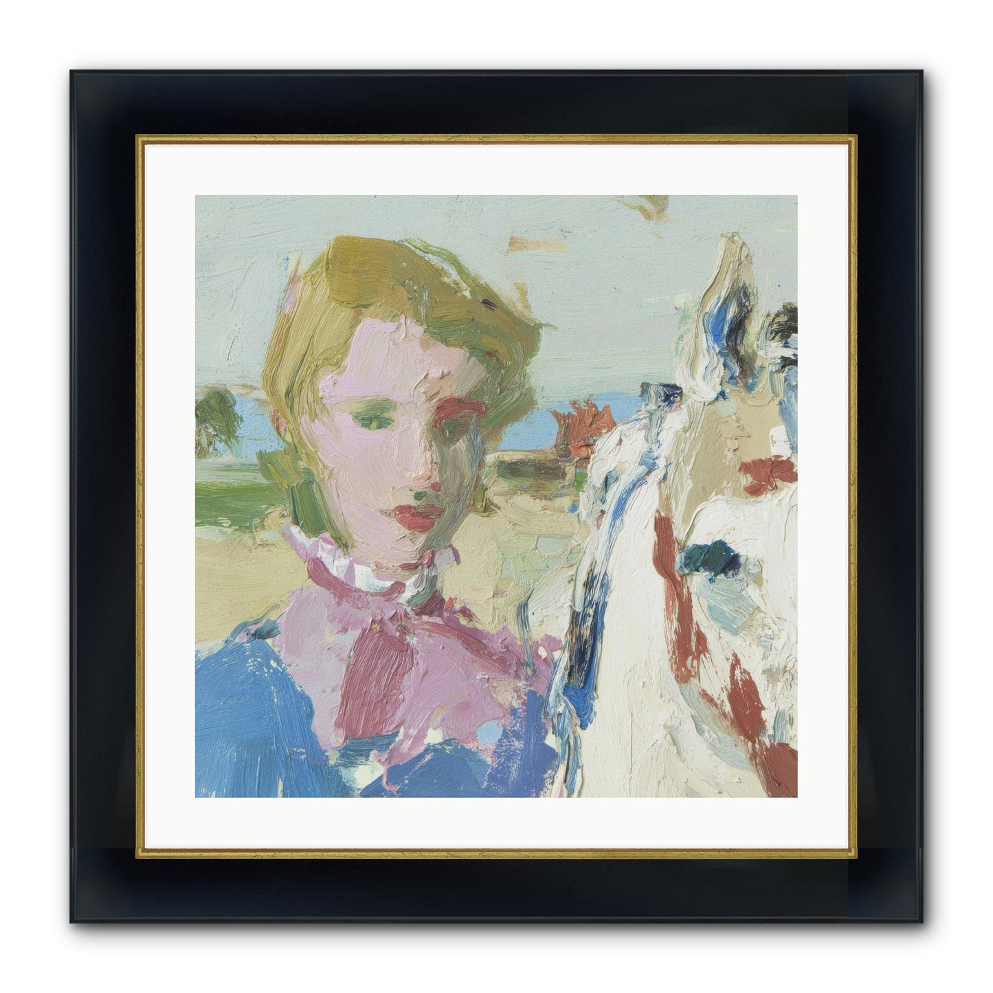 Something Wilder Framed Print - Wide Black w/Gold 24x24