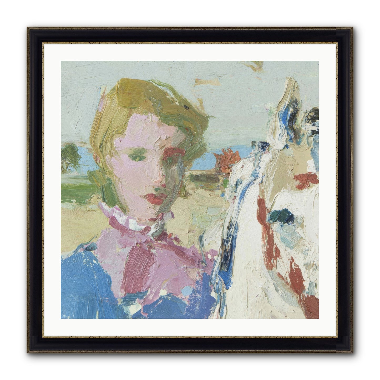 Something Wilder Framed Print - Black & Gold 30x30