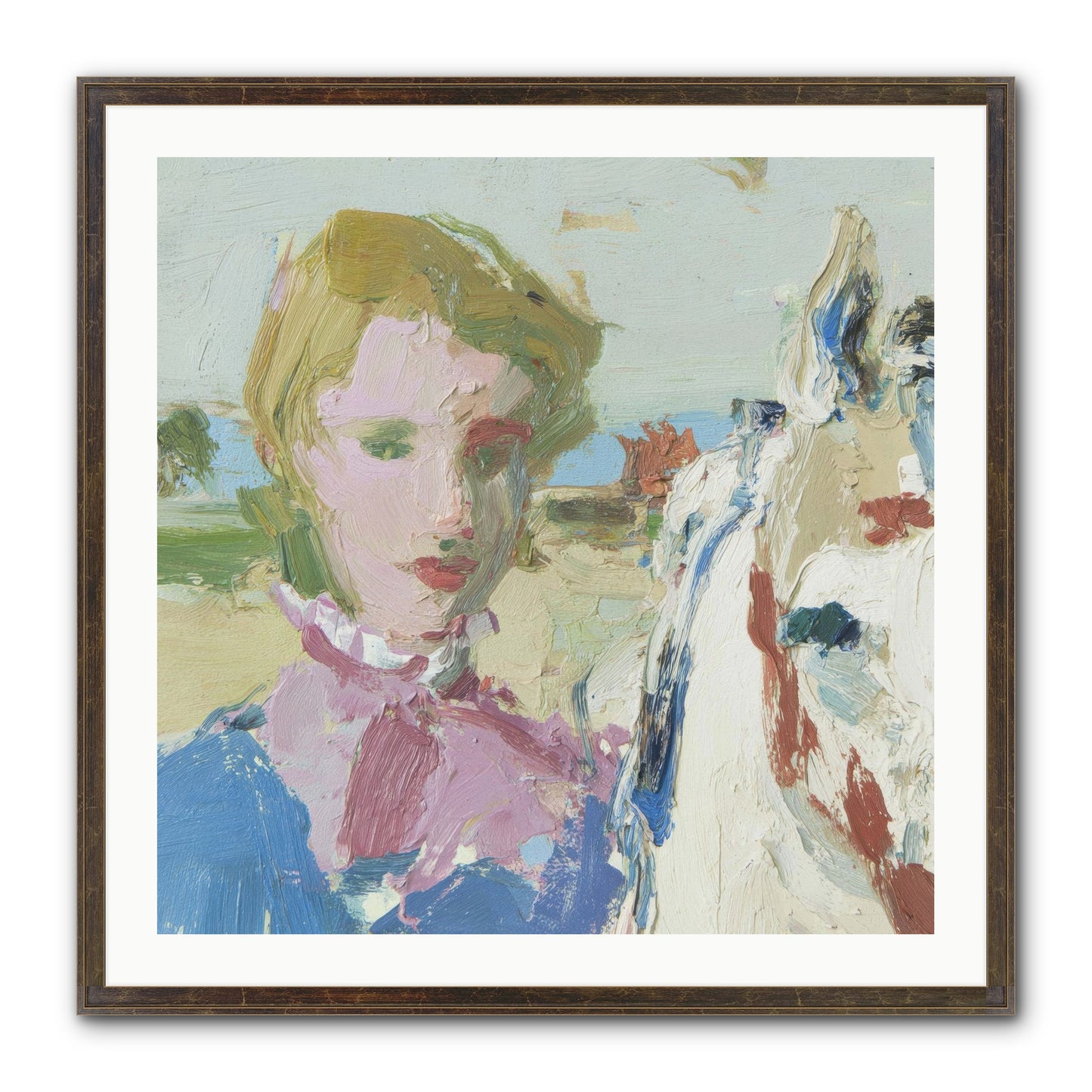 Something Wilder Framed Print - Slimwoods Black/Gold 30x30