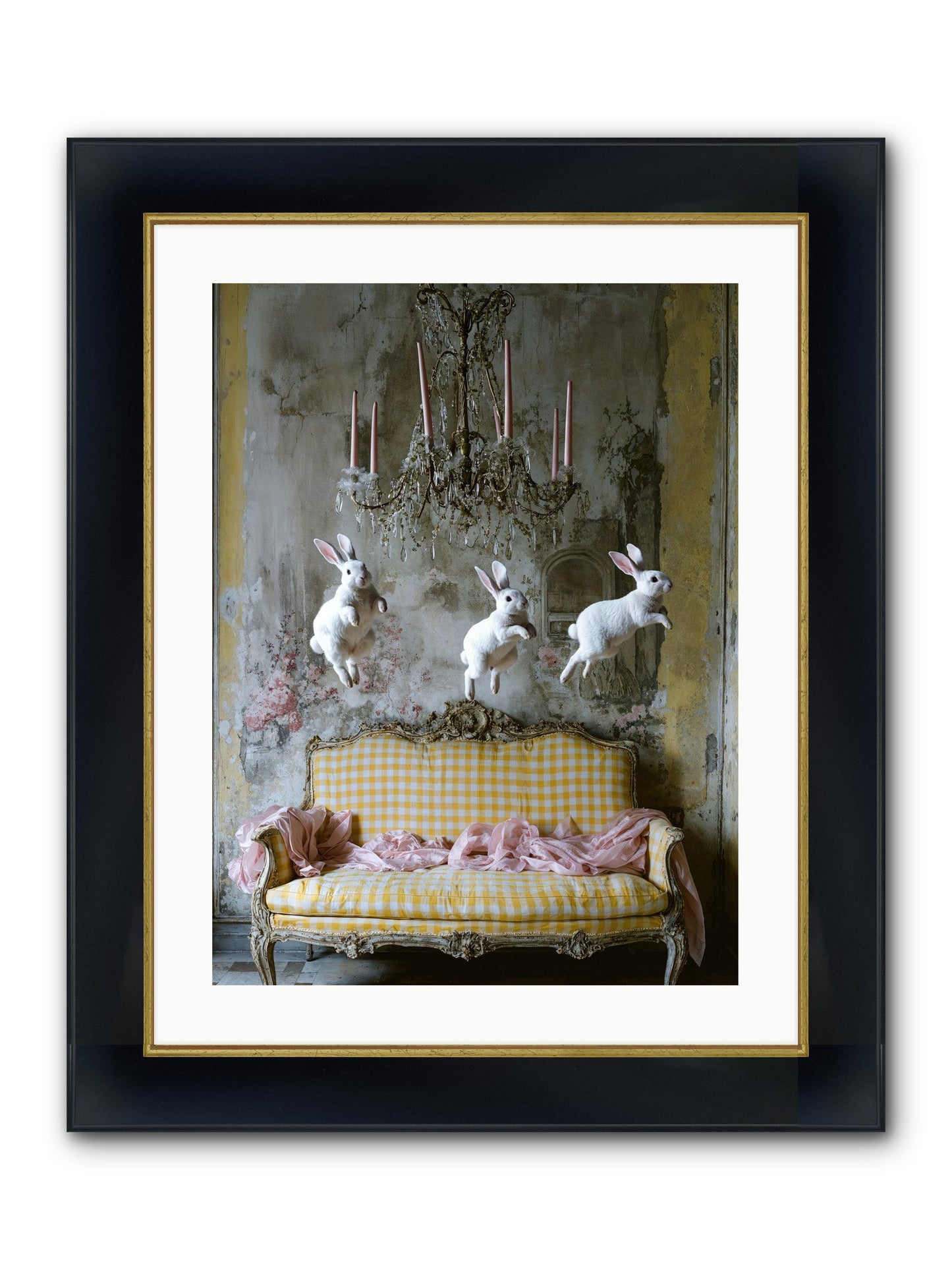 Songs From Hidden Meadows Framed Print - Wide Black w/Gold 18x24