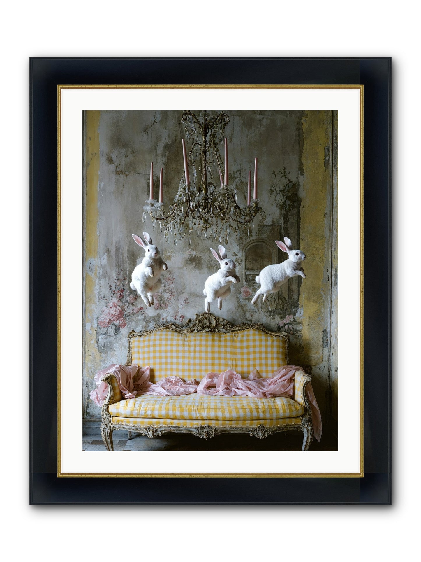Songs From Hidden Meadows Framed Print - Wide Black w/Gold 24x32