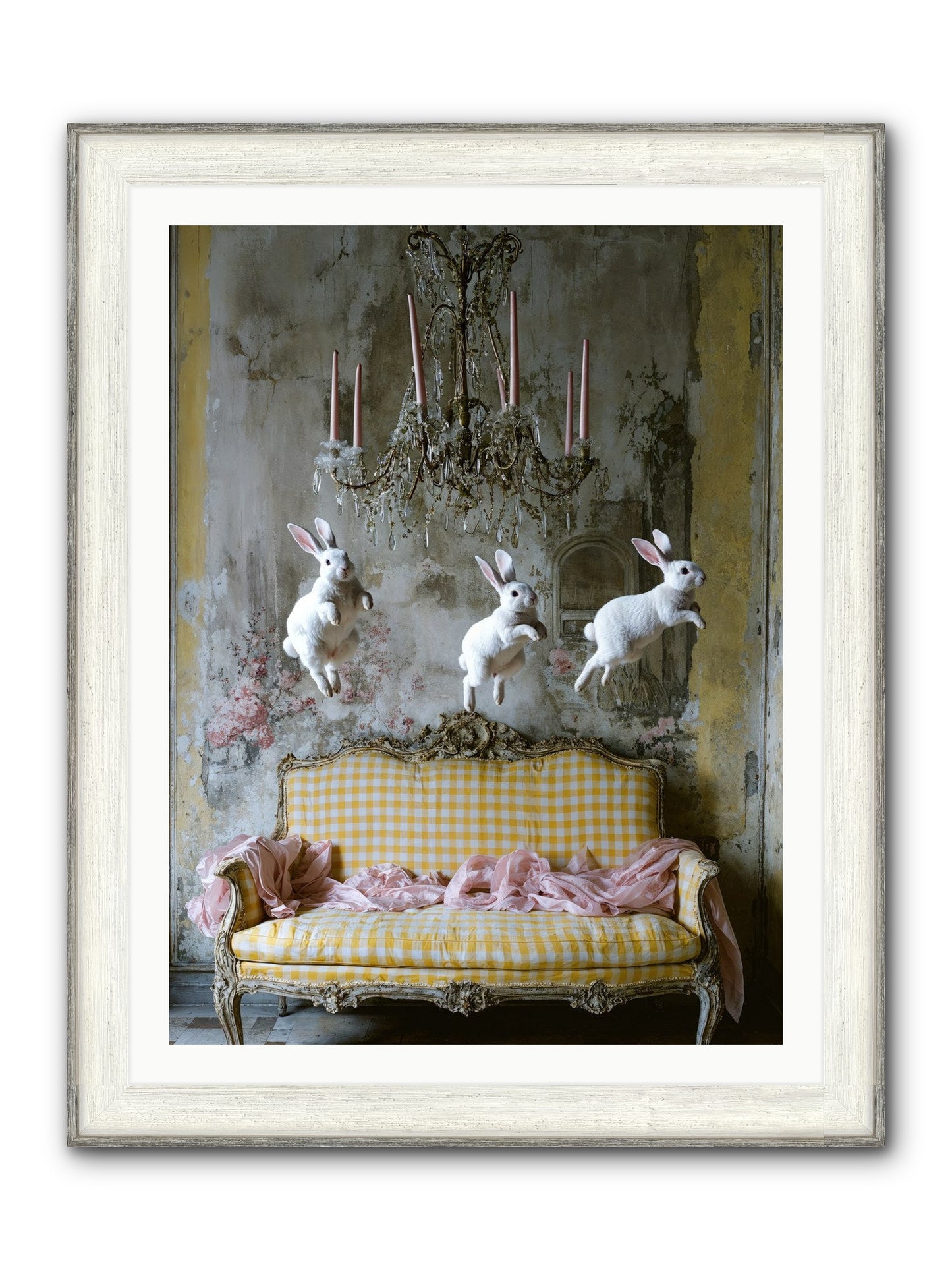 Songs From Hidden Meadows Framed Print - Driftwood White 30x40