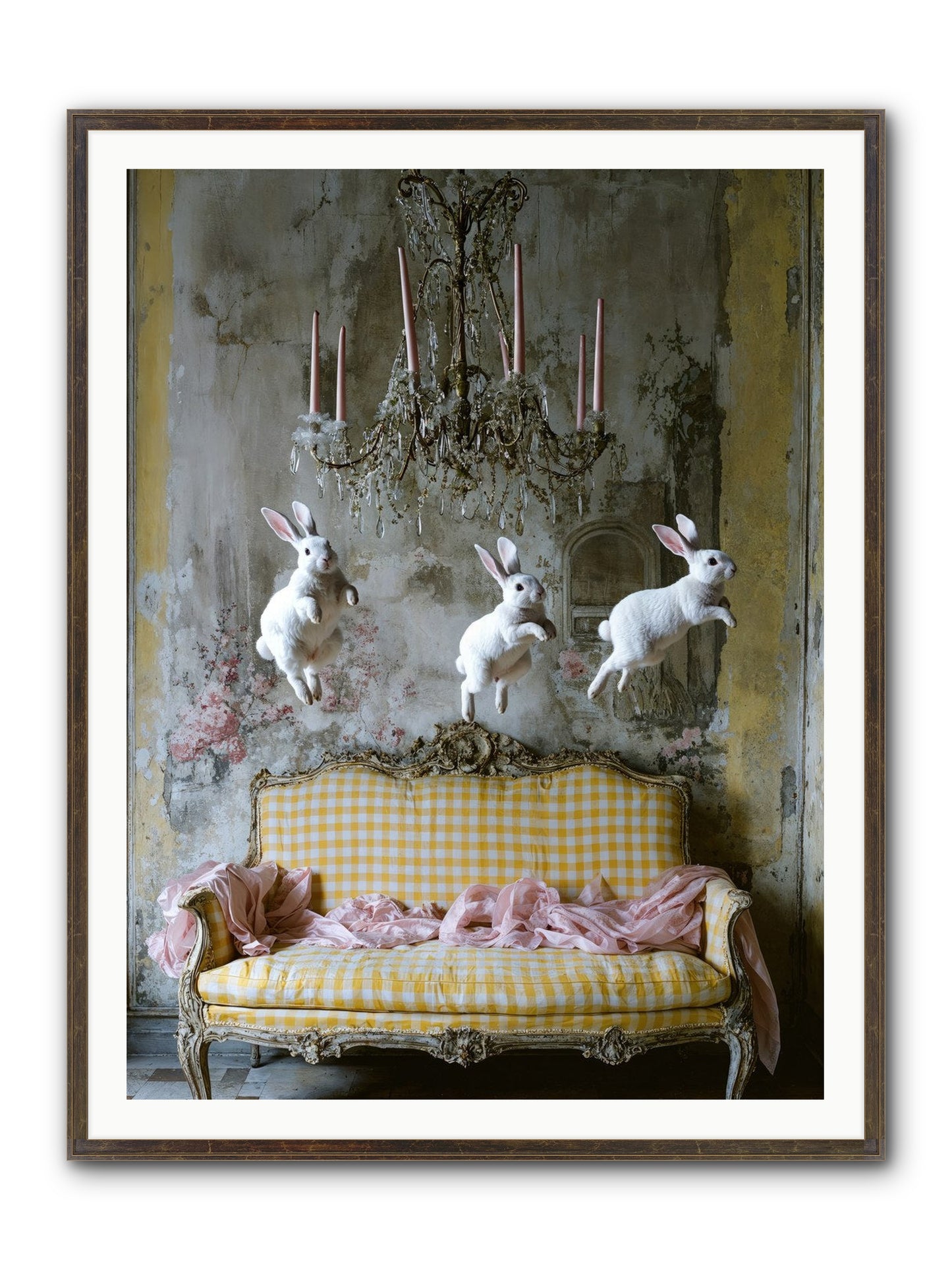 Songs From Hidden Meadows Framed Print - Slimwoods Black/Gold 36x48