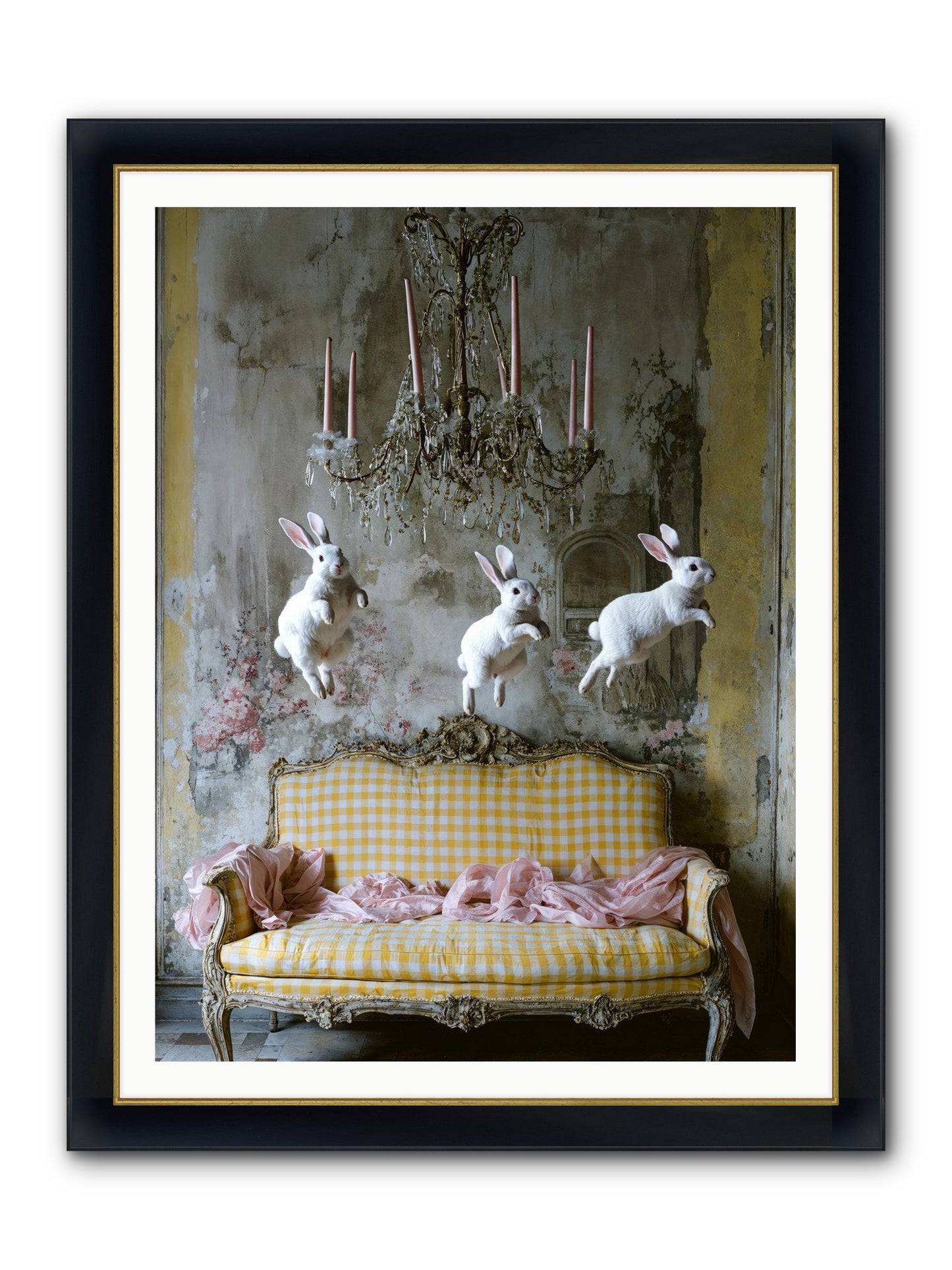 Songs From Hidden Meadows Framed Print - Wide Black w/Gold 36x48