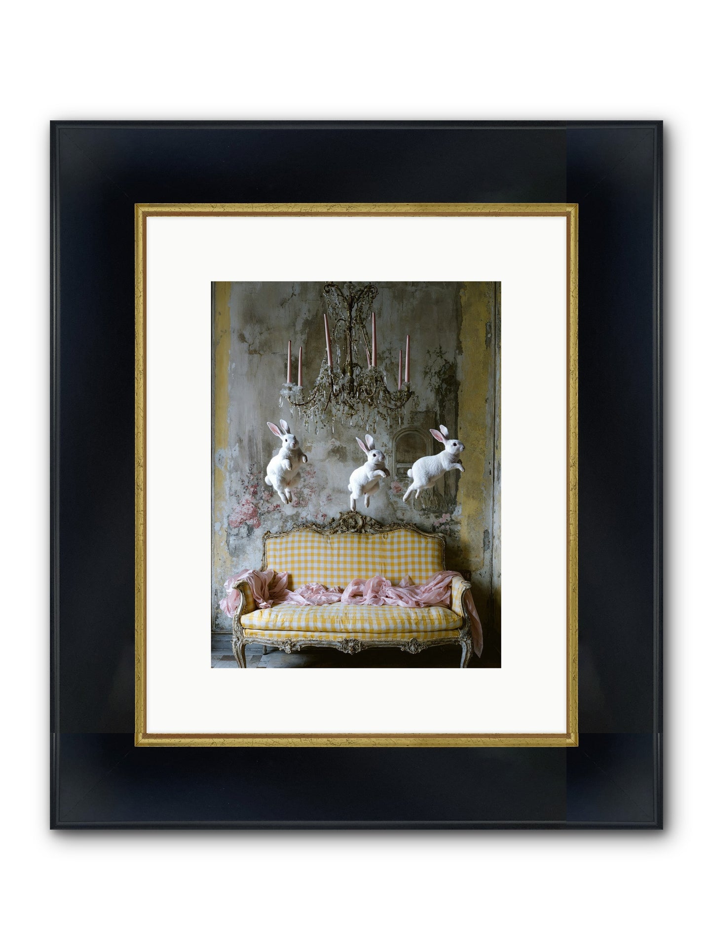 Songs From Hidden Meadows Framed Print - Wide Black w/Gold 9x12