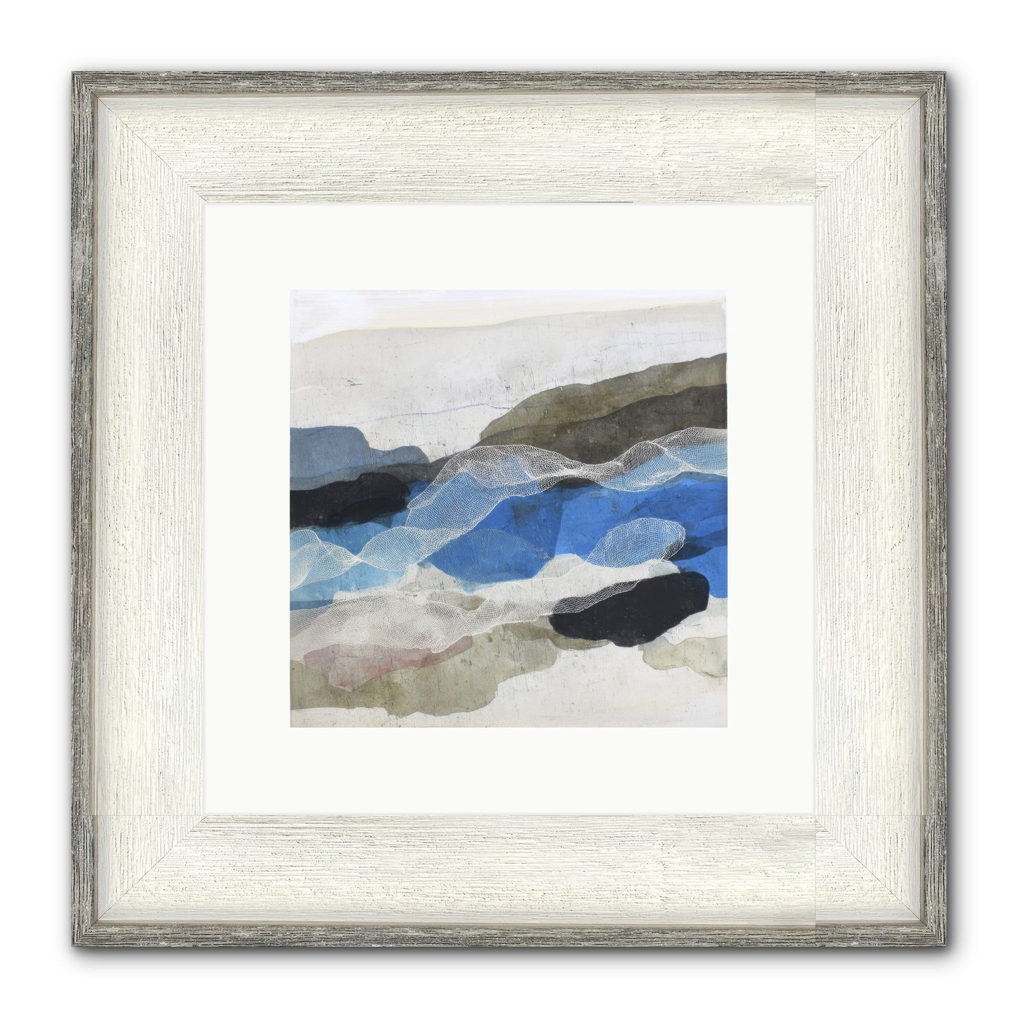 Sonnet Framed Print - Driftwood White 10x10