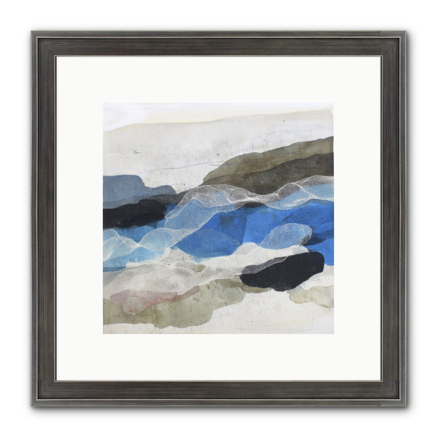 Sonnet Framed Print - Slimwoods Black/Silver 10x10