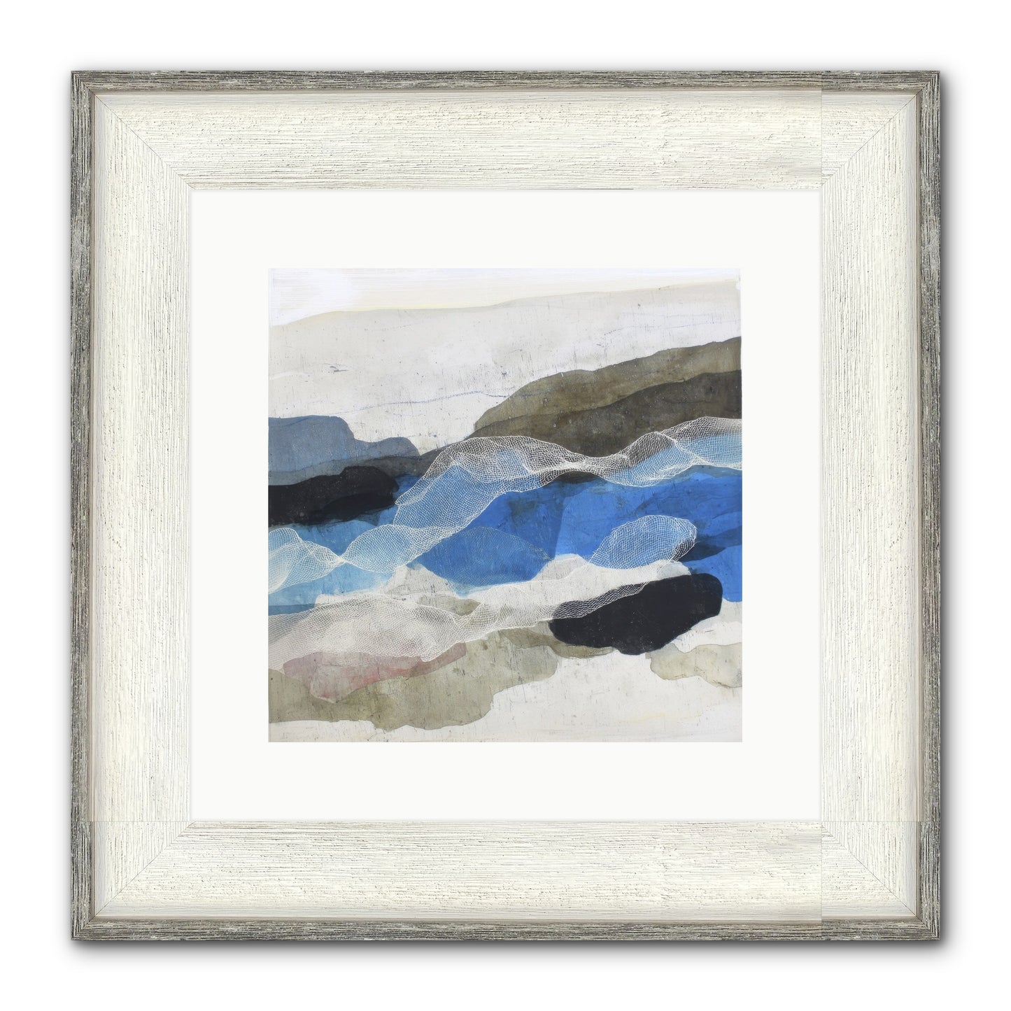 Sonnet Framed Print - Driftwood White 12x12