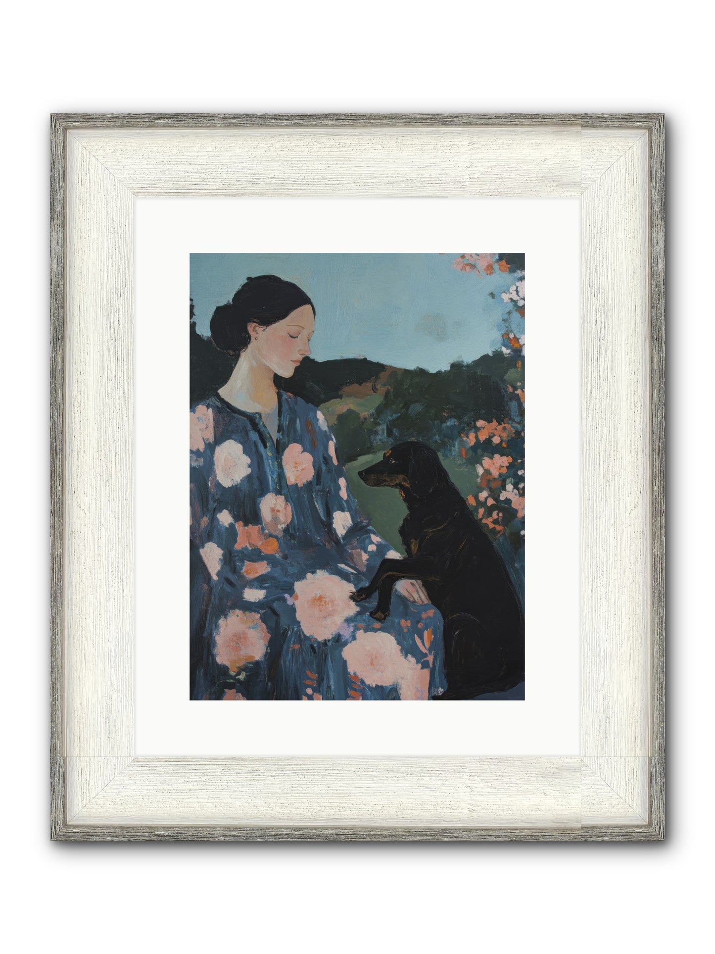 Soul Laid Bare Framed Print - Driftwood White 12x16