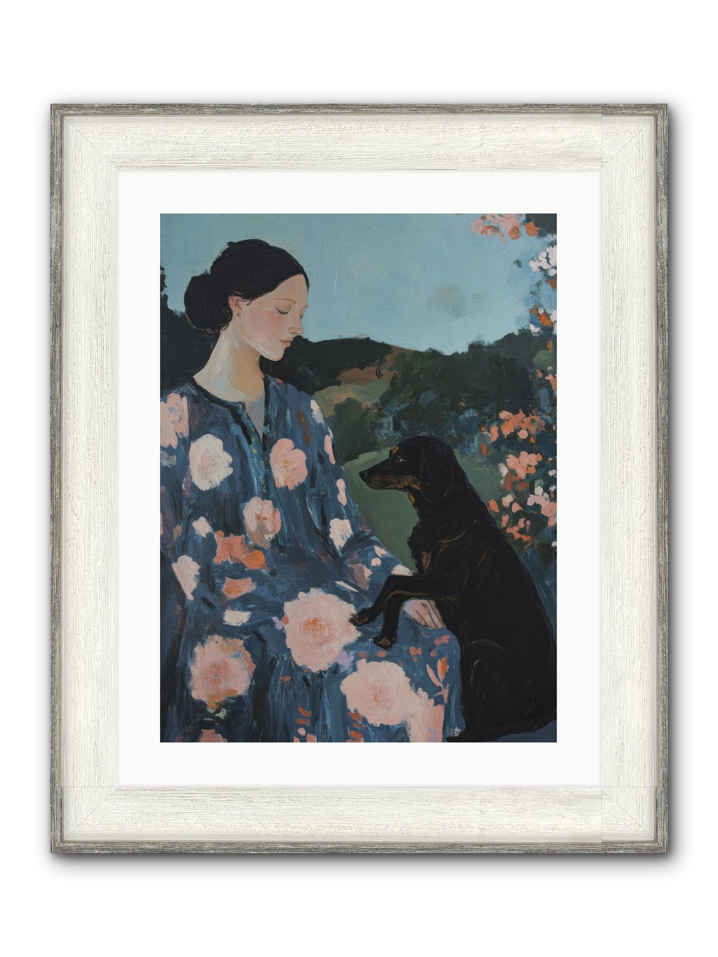 Soul Laid Bare Framed Print - Driftwood White 18x24