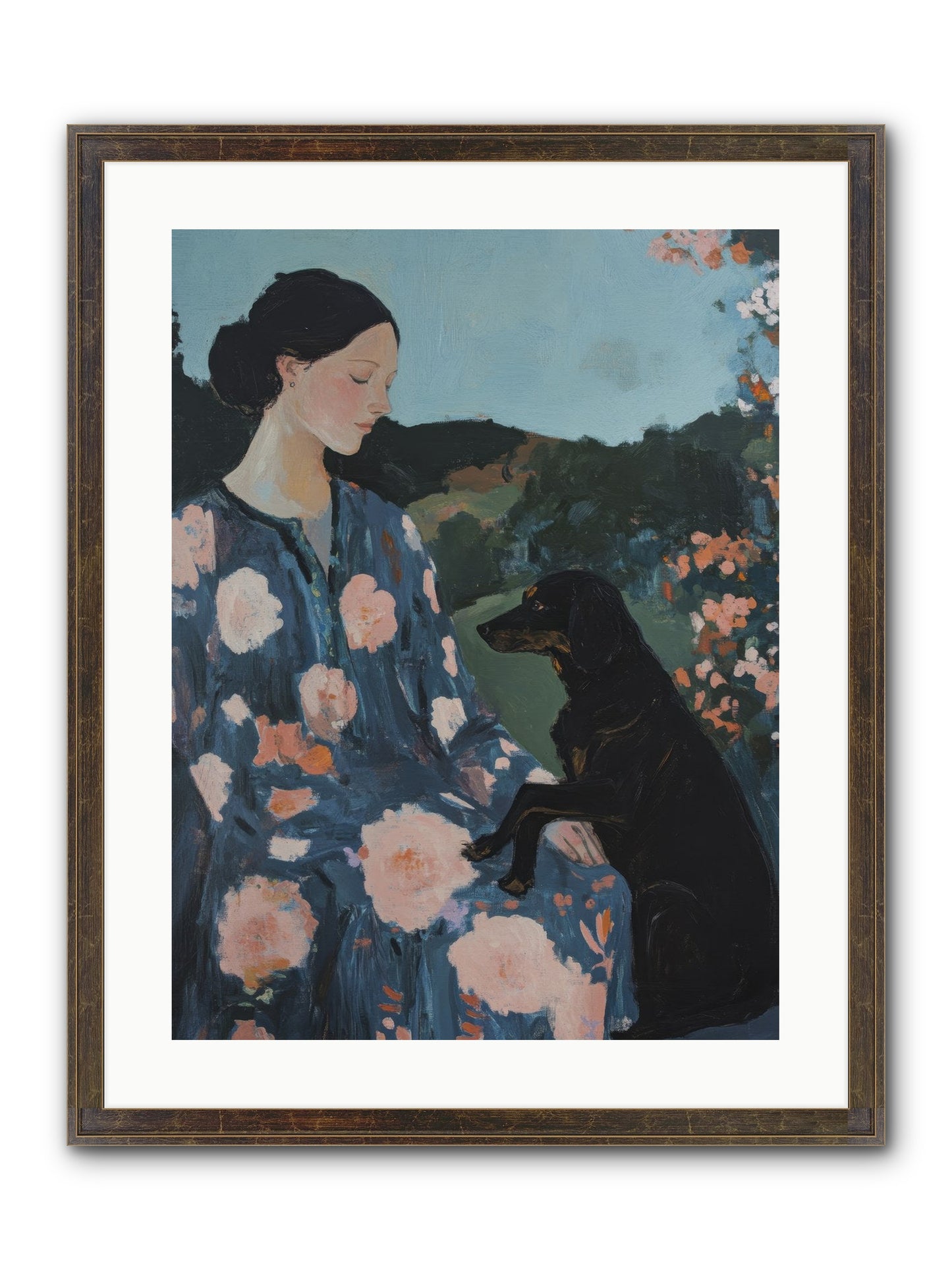 Soul Laid Bare Framed Print - Slimwoods Black/Gold 18x24