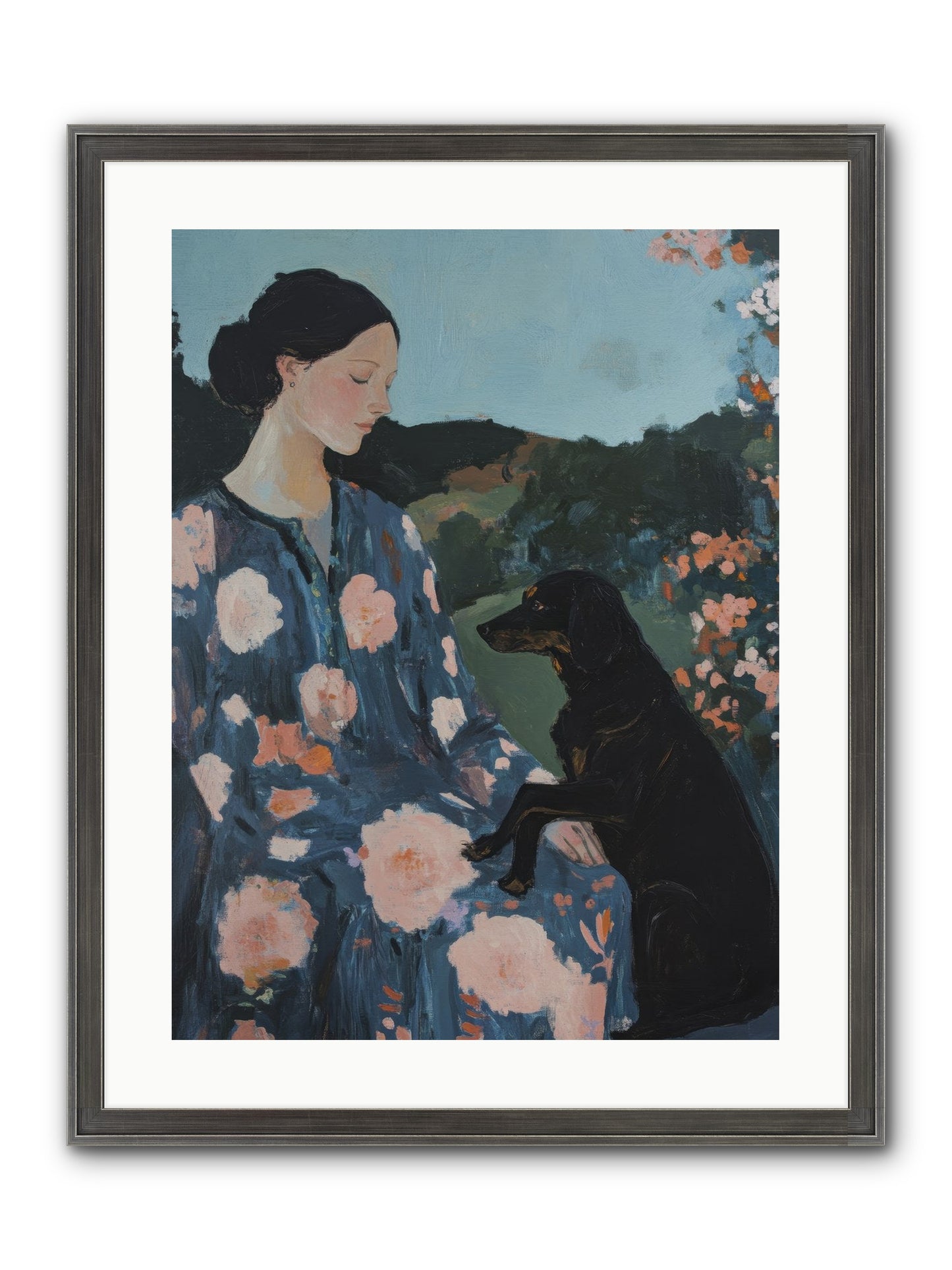 Soul Laid Bare Framed Print - Slimwoods Black/Silver 18x24