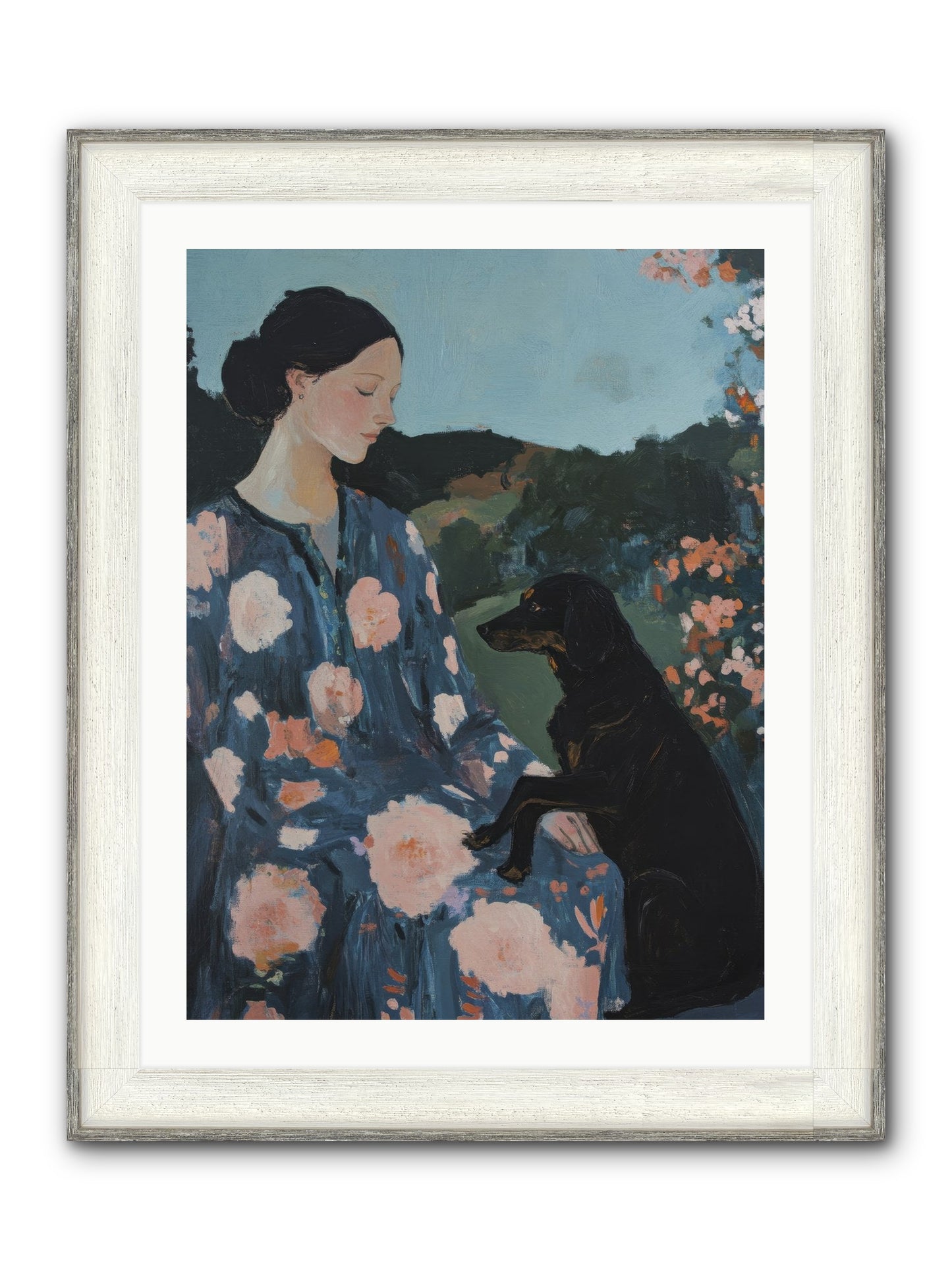 Soul Laid Bare Framed Print - Driftwood White 24x32
