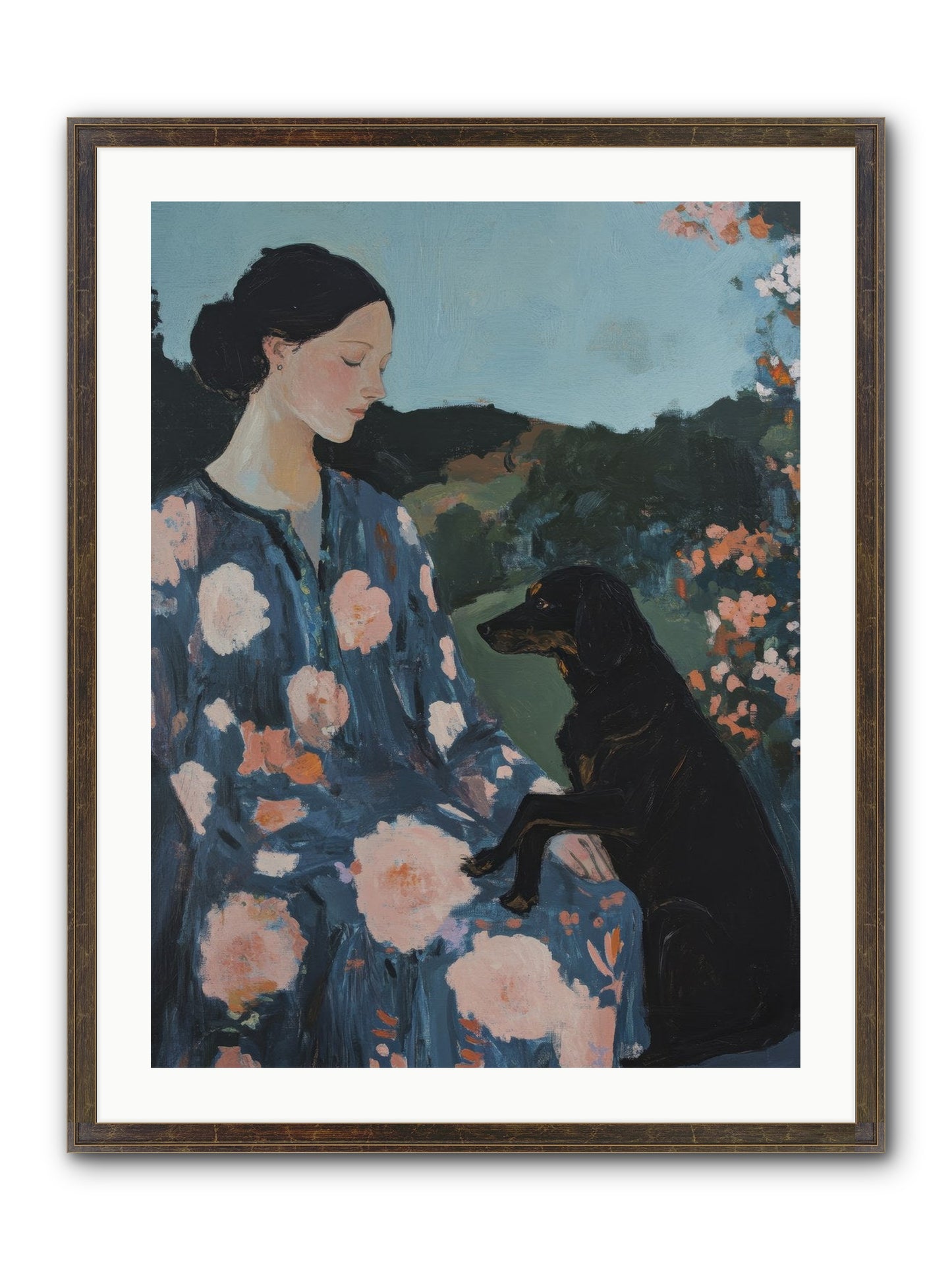 Soul Laid Bare Framed Print - Slimwoods Black/Gold 24x32
