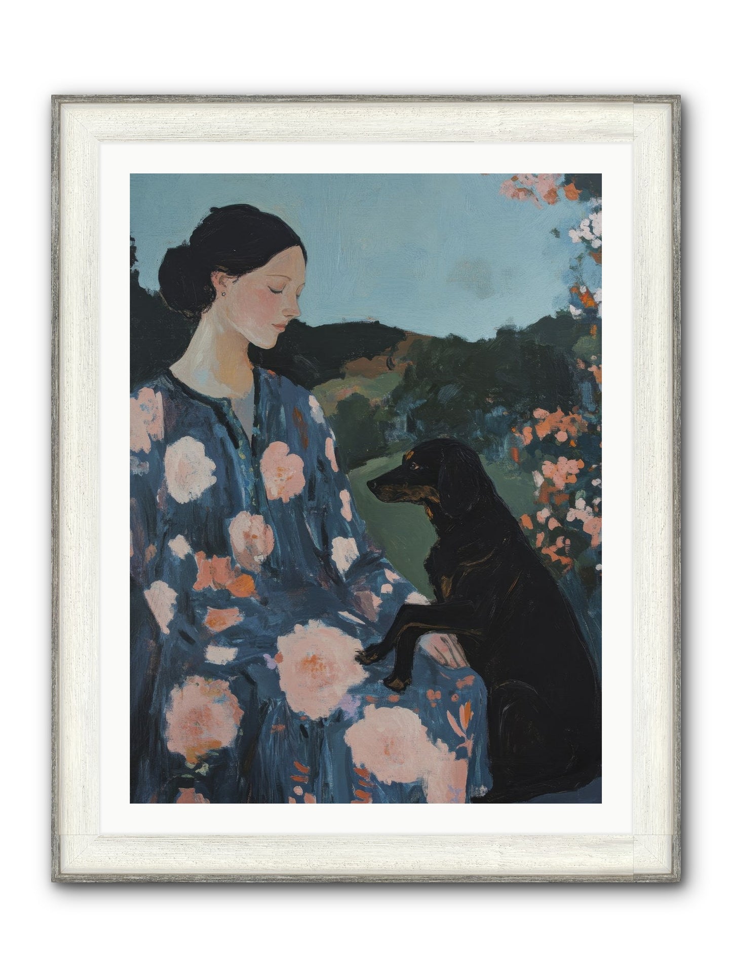 Soul Laid Bare Framed Print - Driftwood White 30x40