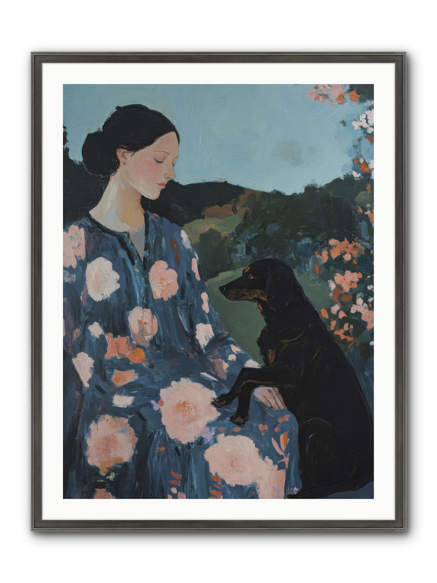 Soul Laid Bare Framed Print - Slimwoods Black/Silver 30x40