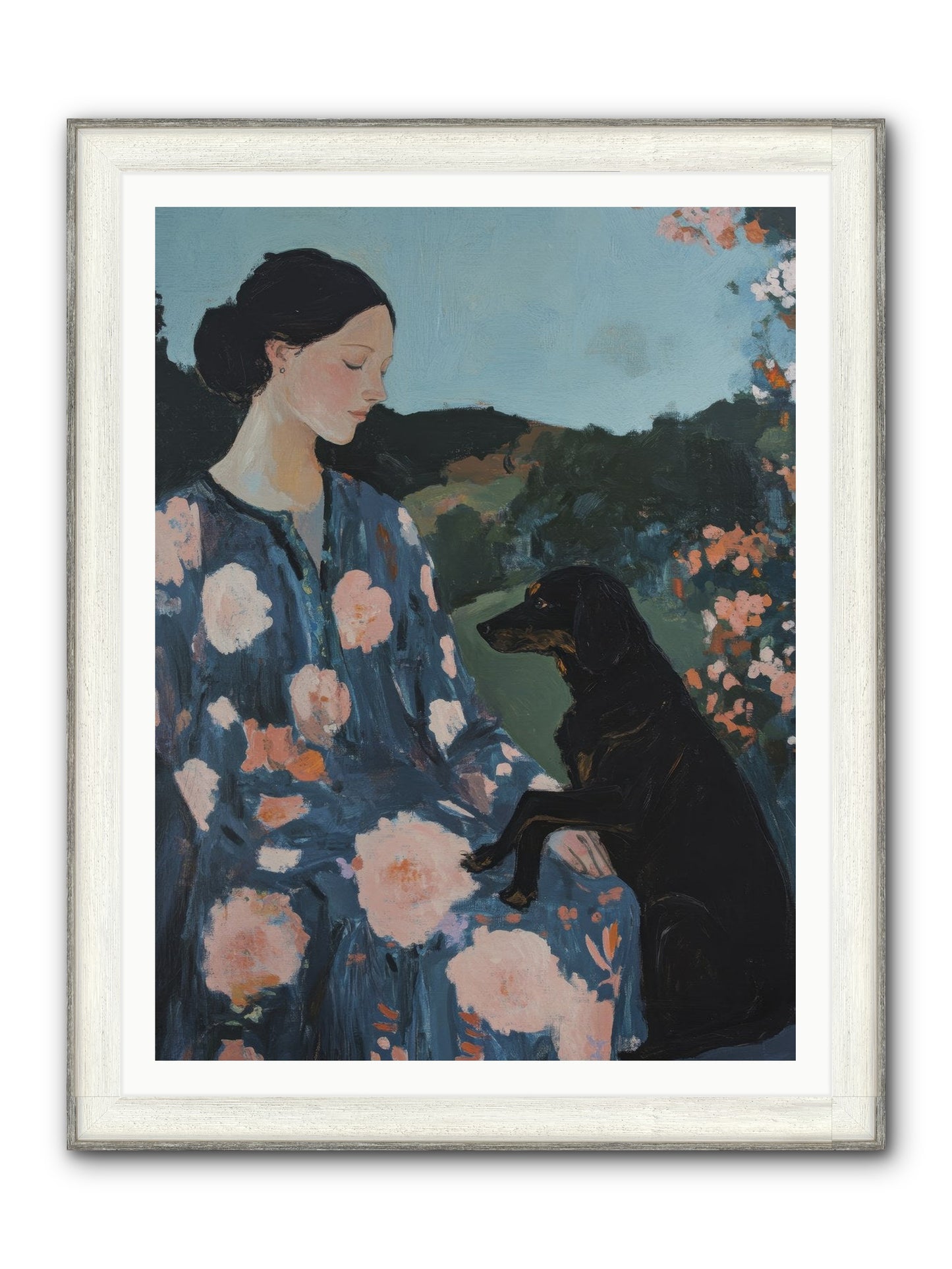 Soul Laid Bare Framed Print - Driftwood White 36x48
