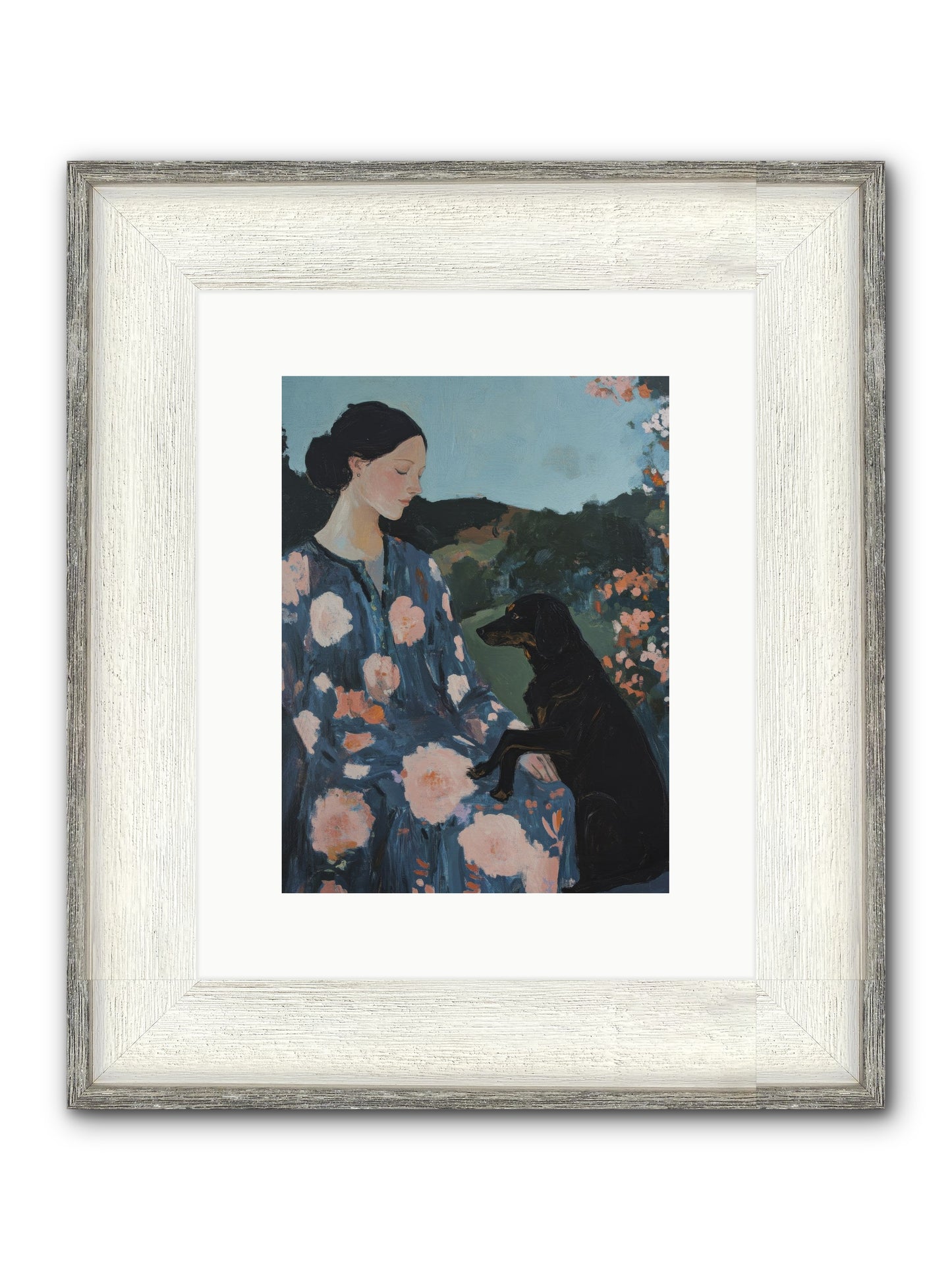 Soul Laid Bare Framed Print - Driftwood White 9x12
