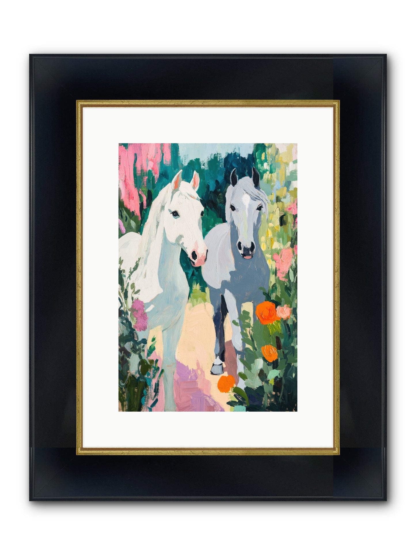 Soul Language Framed Print - Wide Black w/Gold 10x15
