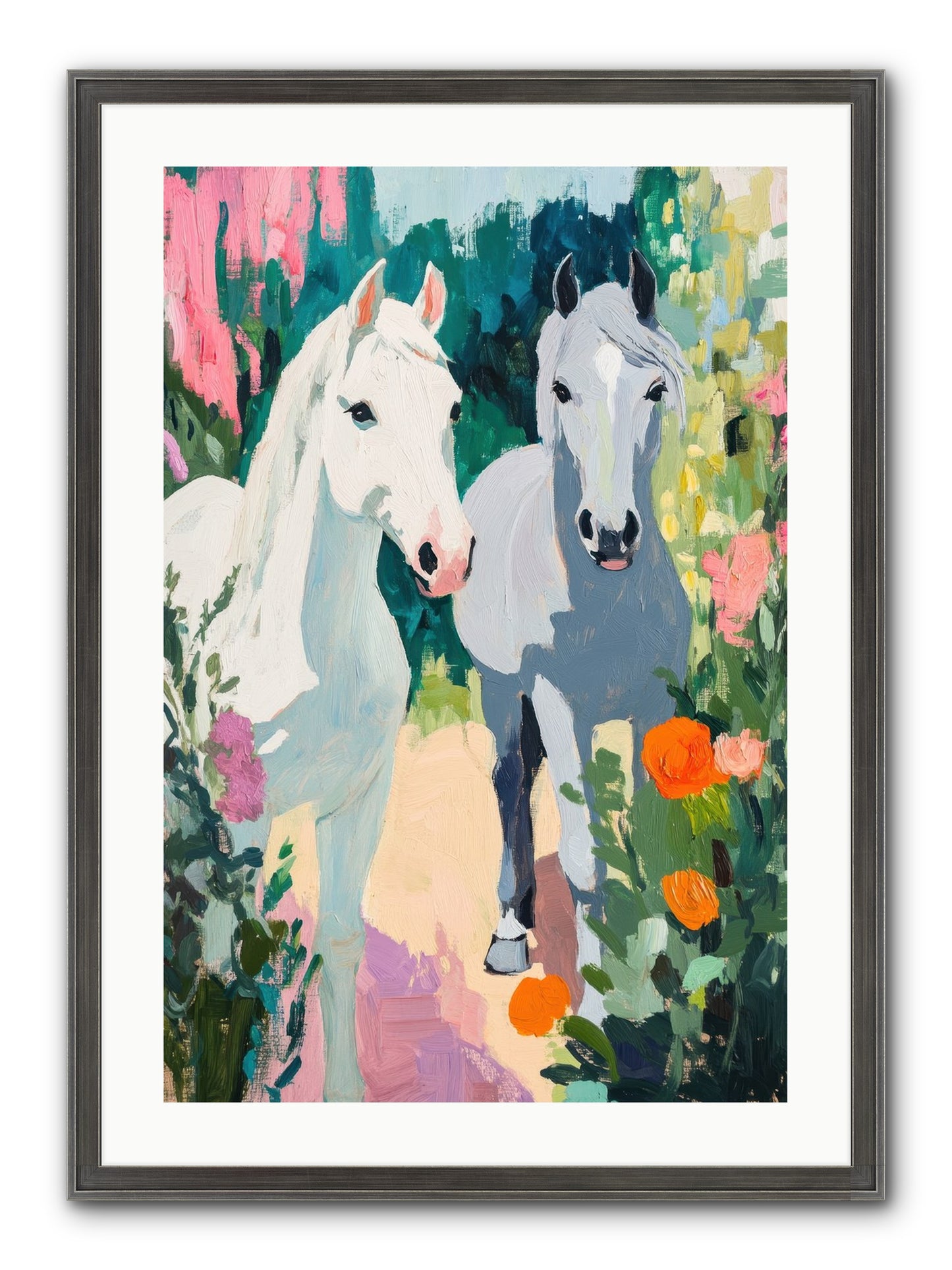 Soul Language Framed Print - Slimwoods Black/Silver 20x30