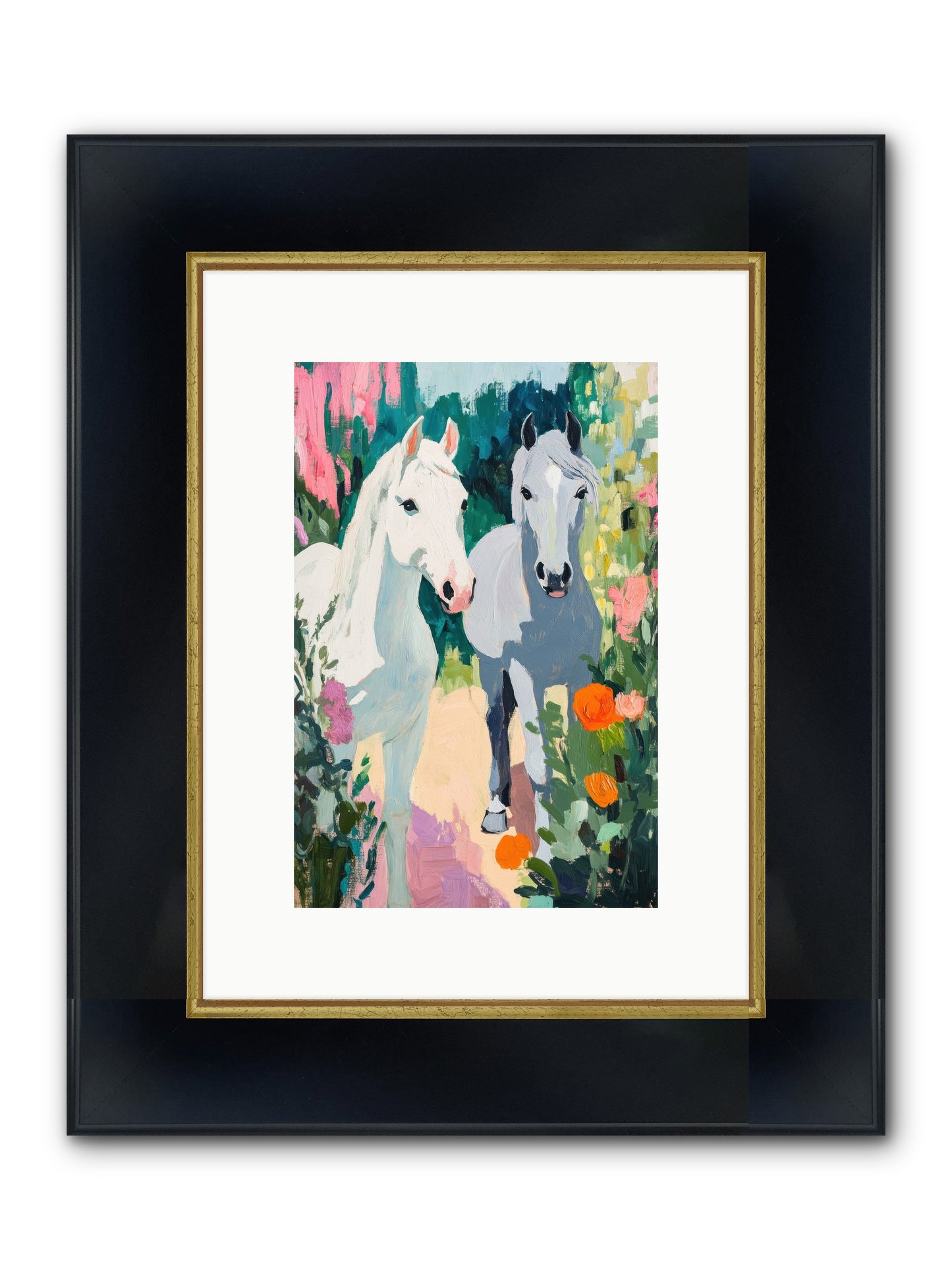 Soul Language Framed Print - Wide Black w/Gold 8x12