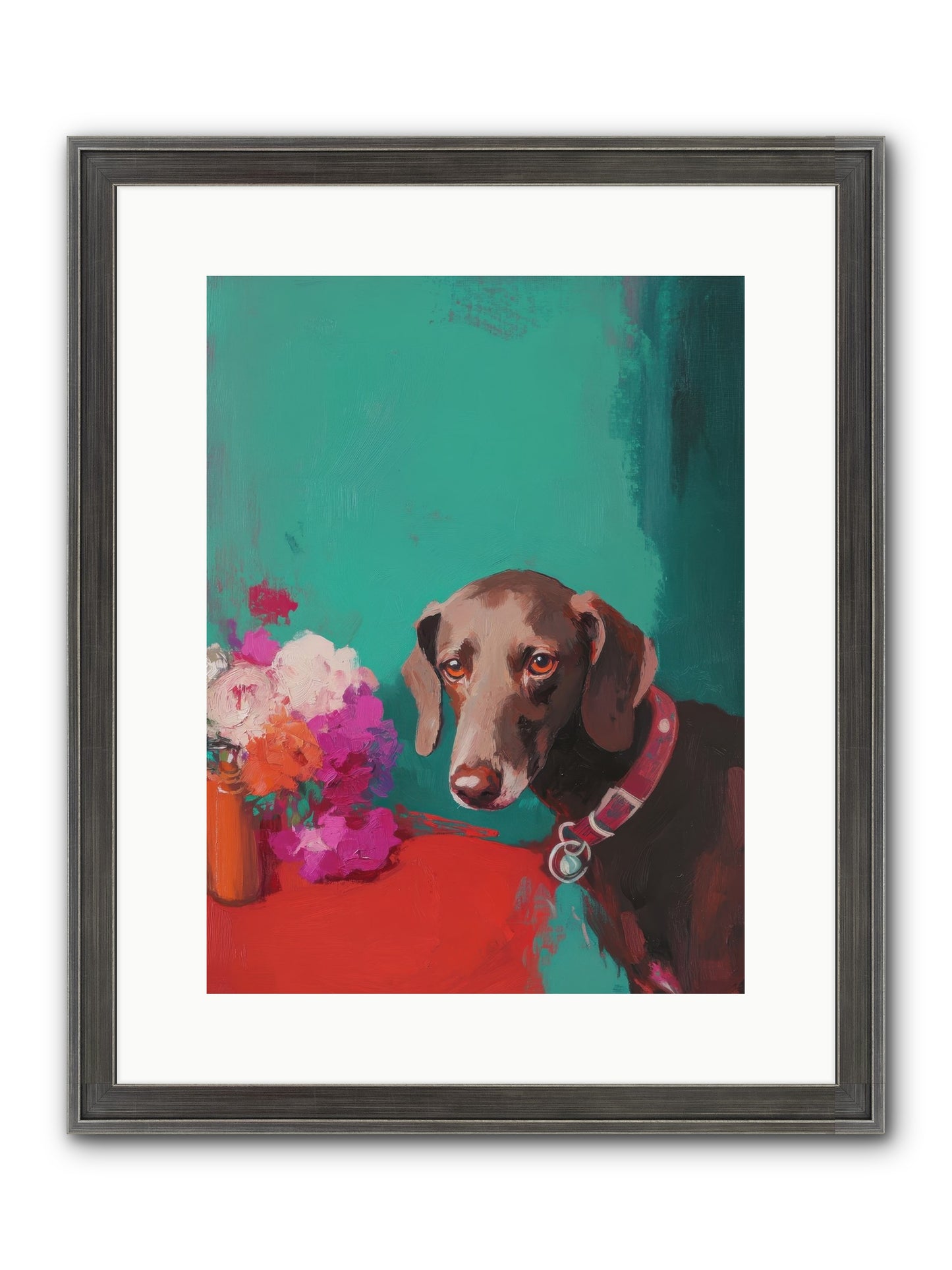 Soul's Mirror Framed Print - Slimwoods Black/Silver 12x16