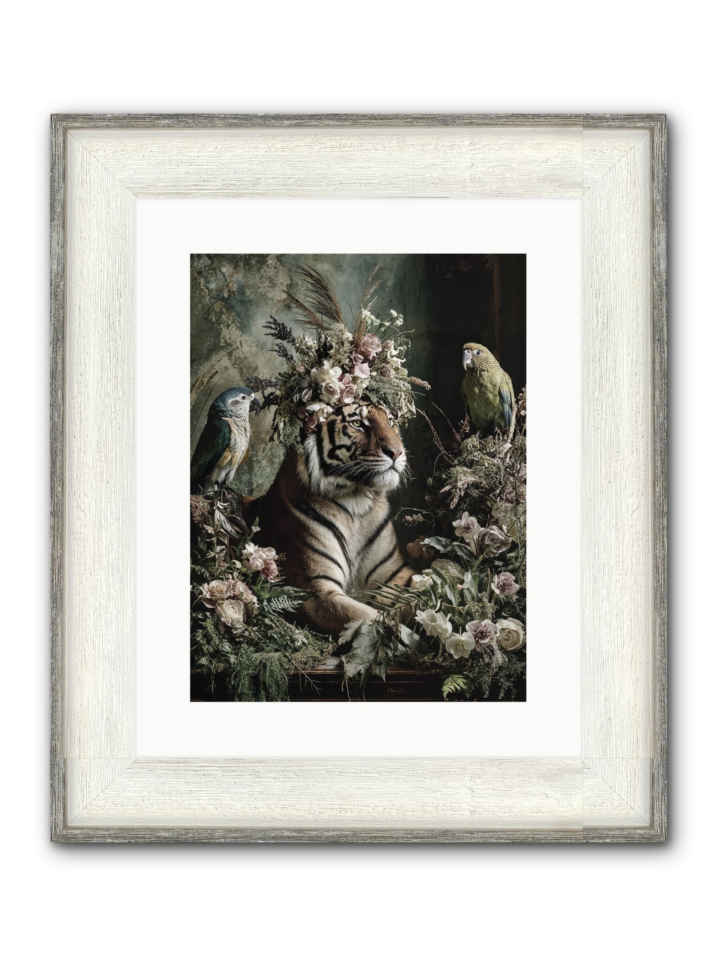 Soul's Recognition Framed Print - Driftwood White 12x16