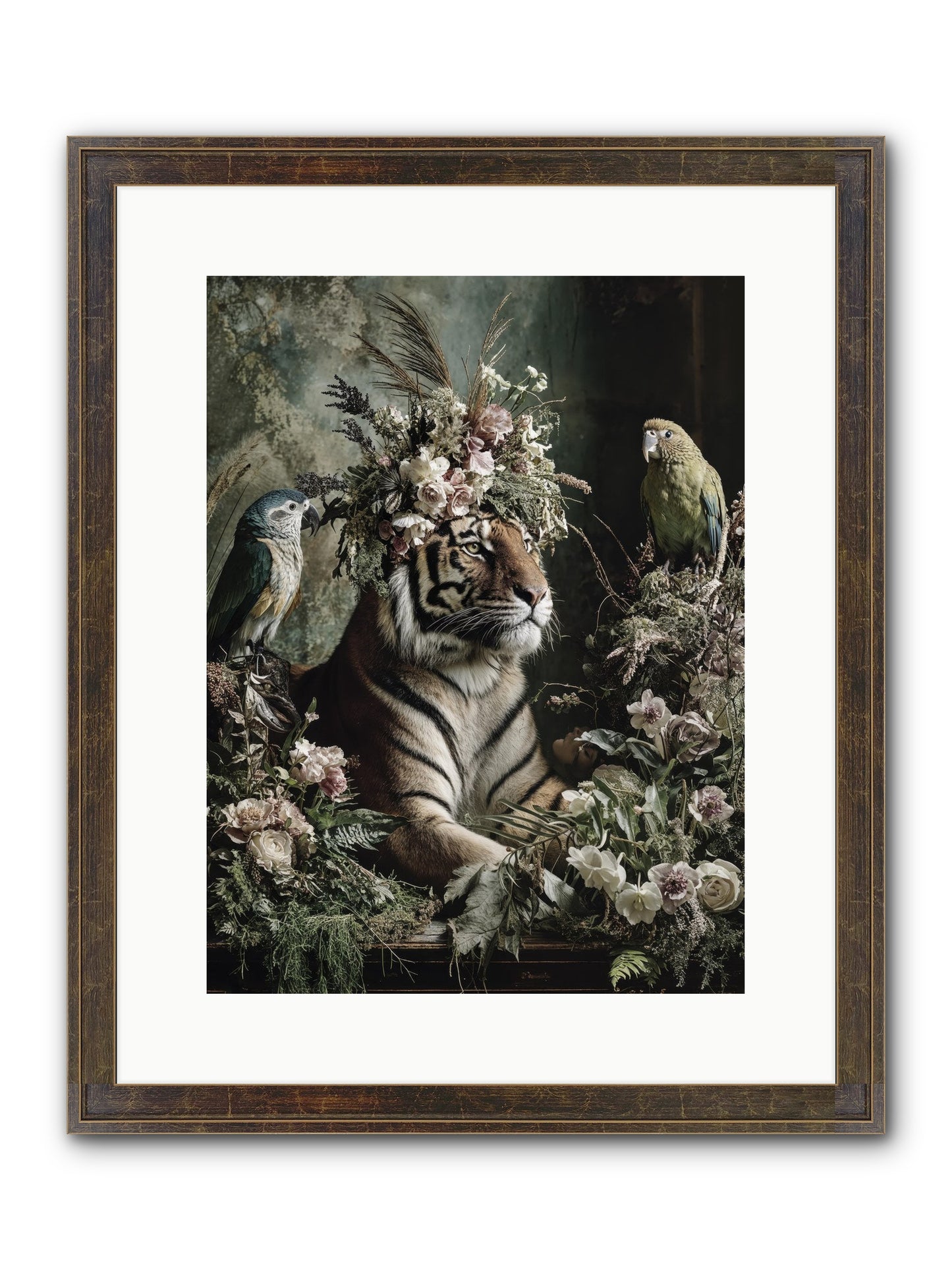 Soul's Recognition Framed Print - Slimwoods Black/Gold 12x16