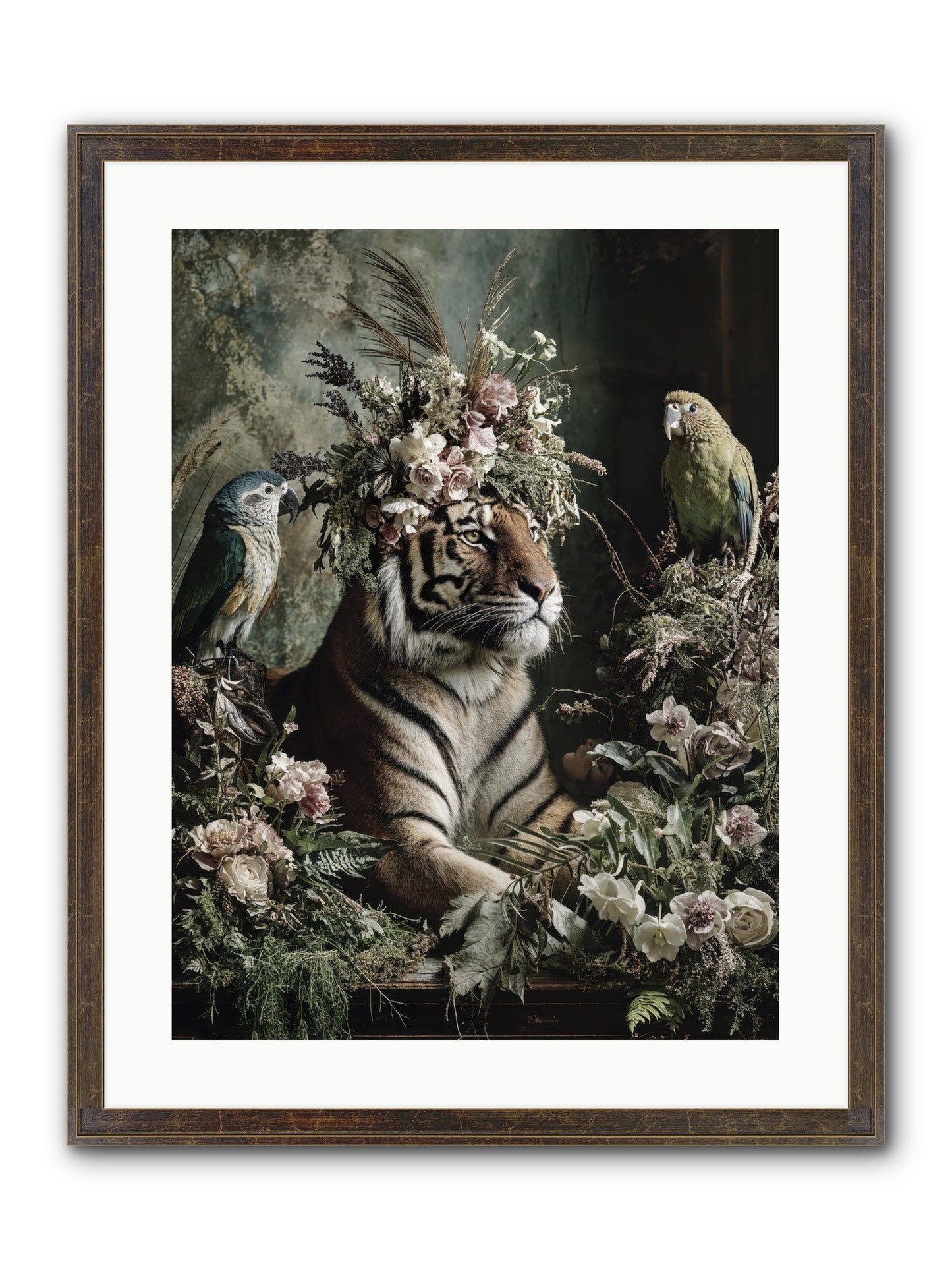 Soul's Recognition Framed Print - Slimwoods Black/Gold 18x24