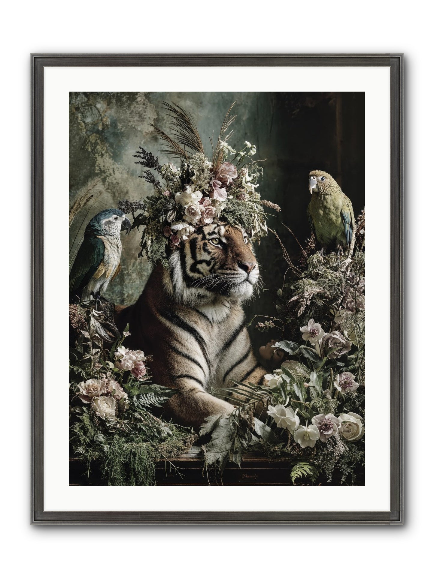 Soul's Recognition Framed Print - Slimwoods Black/Silver 24x32