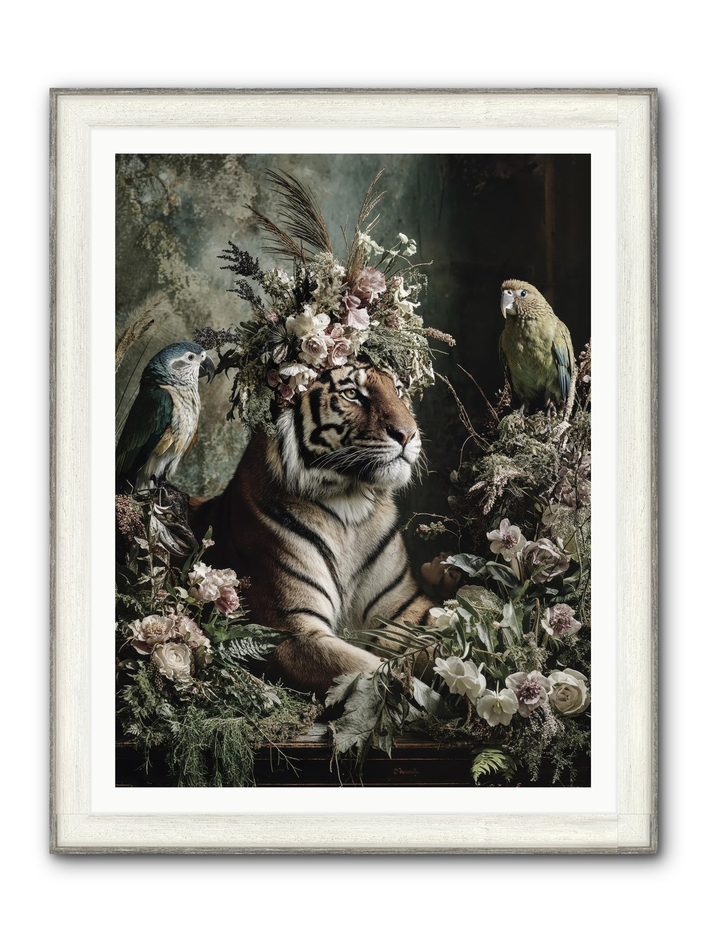 Soul's Recognition Framed Print - Driftwood White 36x48