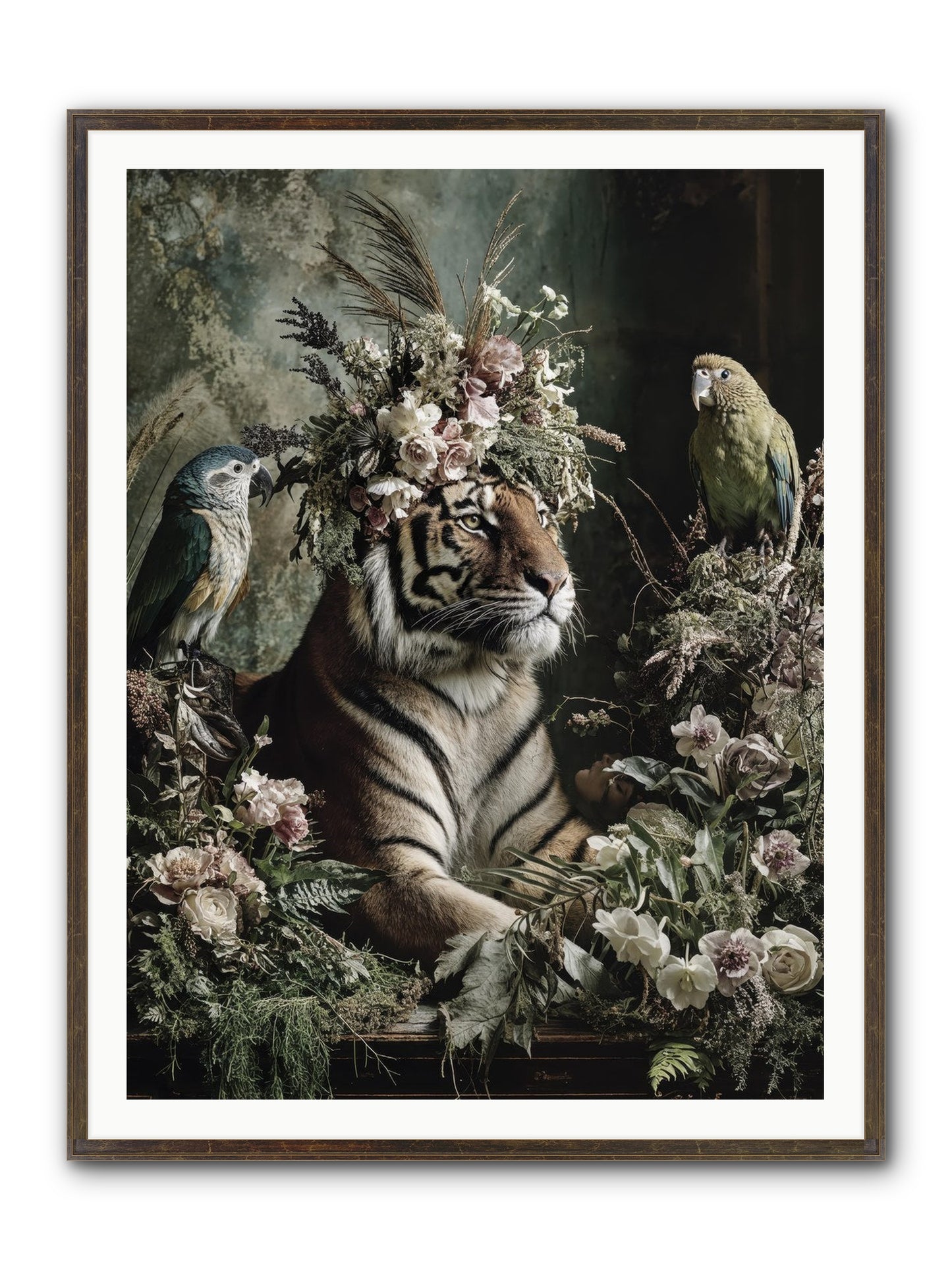 Soul's Recognition Framed Print - Slimwoods Black/Gold 36x48