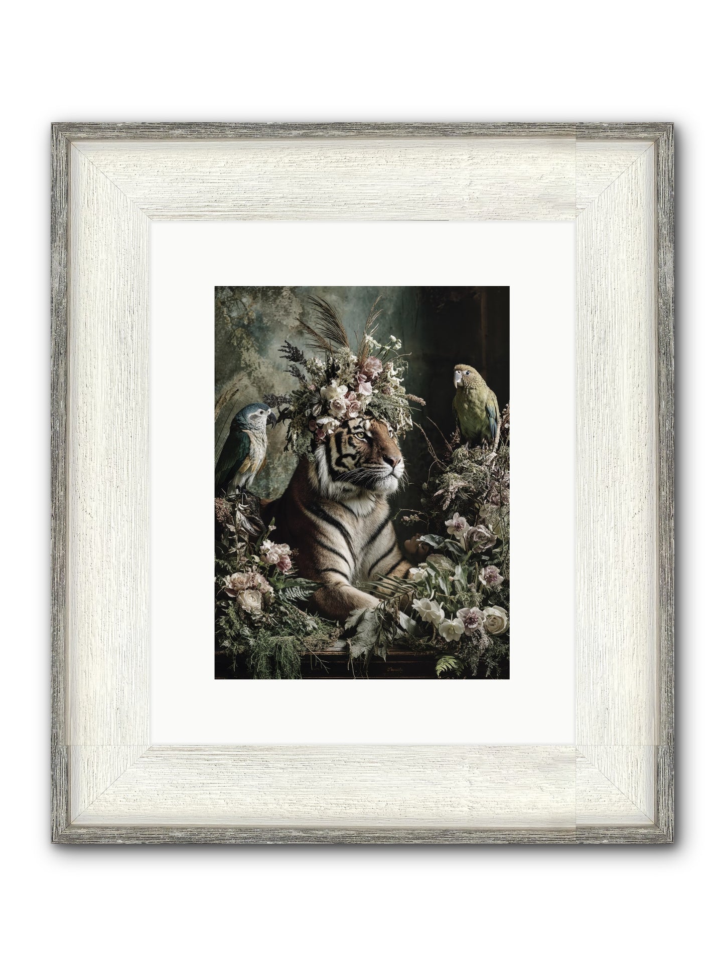 Soul's Recognition Framed Print - Driftwood White 9x12